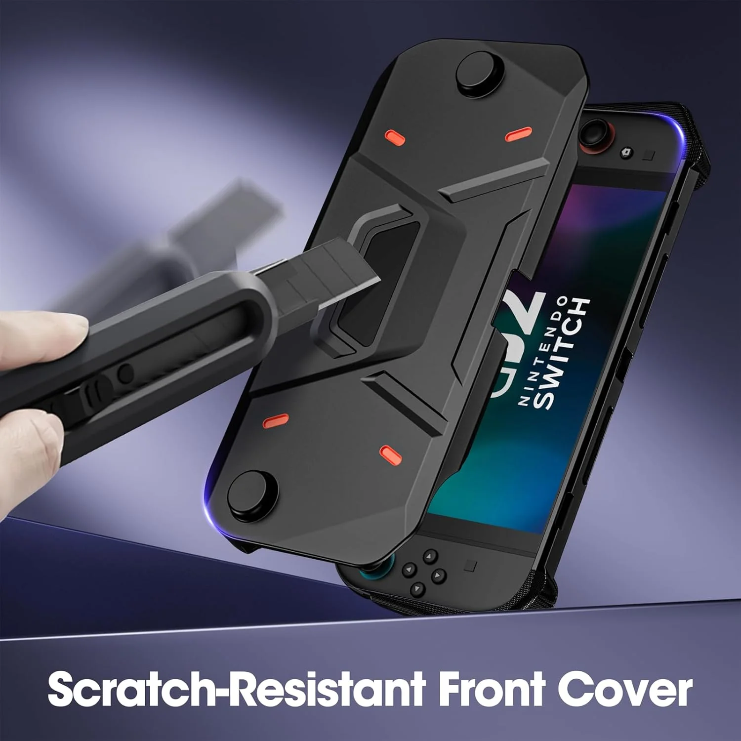 ProCase Protective Hard PC Case for Nintendo Switch 2 Console, Black Size NEW - Image 6