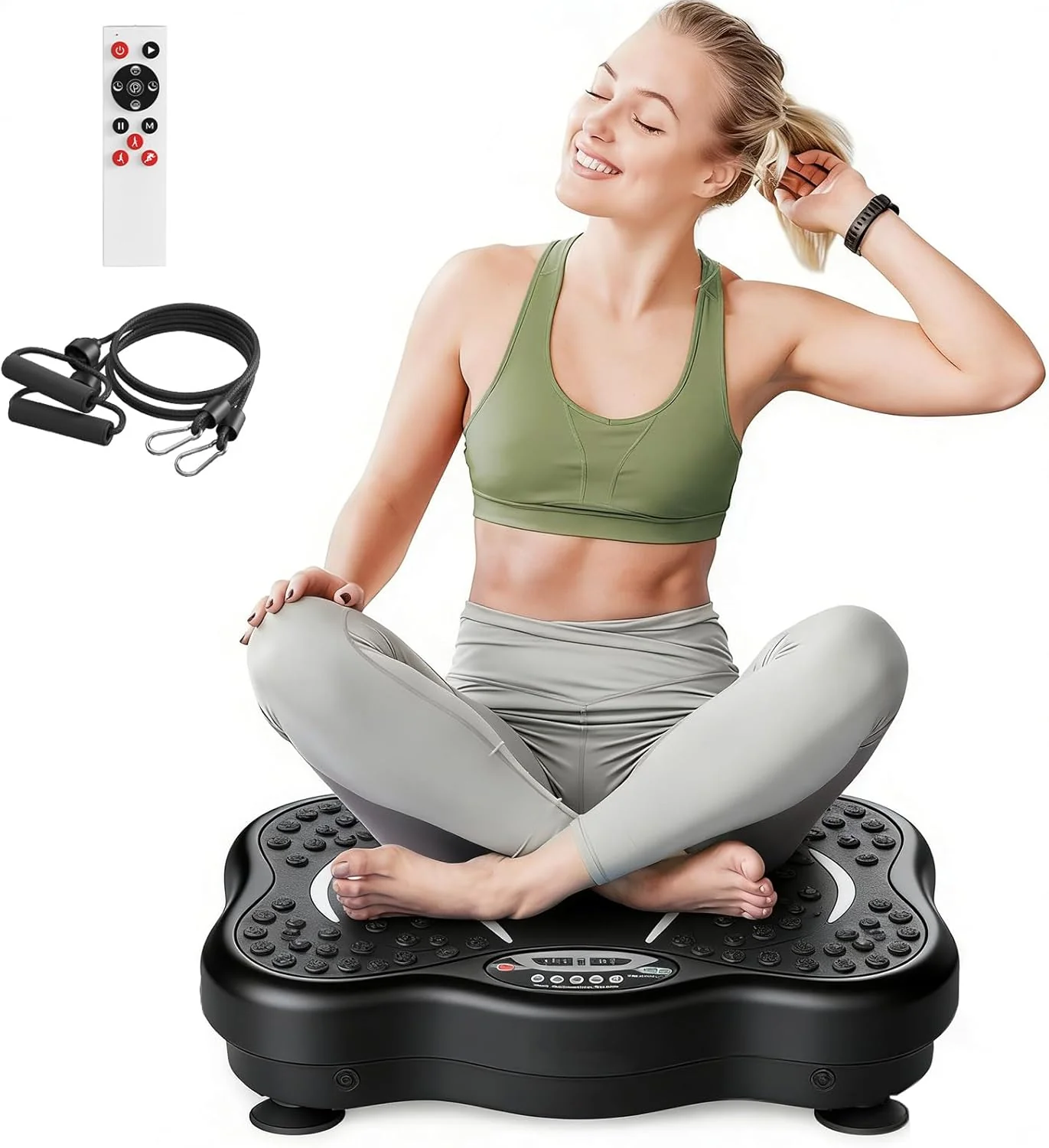 PORIYA Vibration Platform Machine with 99 Speed Levels and Remote Control DEMO - Image 8