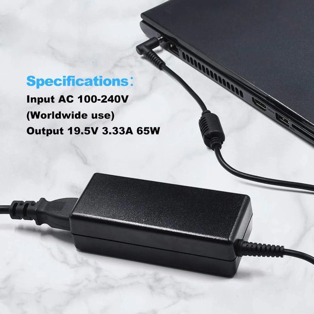 65W 45W Black Laptop Charger for HP Pavilion Envy Spectre EliteBook DEMO - Image 7