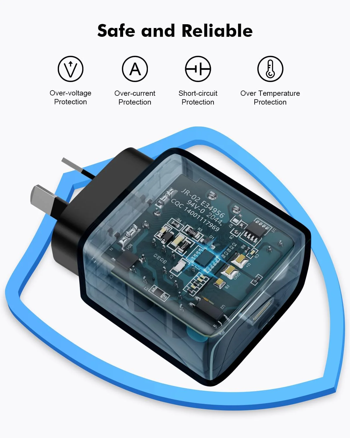 Super Fast Mains Chargers USB-C Charger for Samsung Galaxy - Black 2M/6.6Ft NEW - Image 5