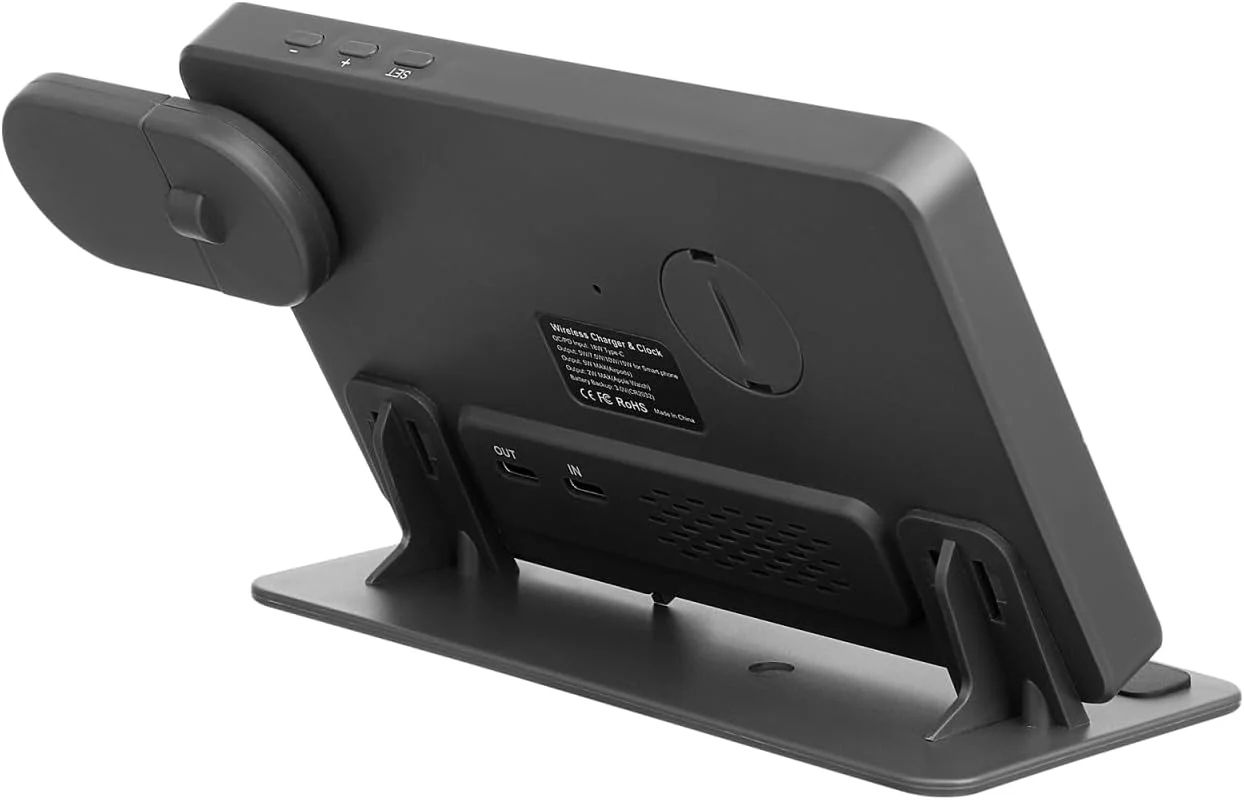 4-in-1 Wireless Charging Station with LED Lights for Qi Induction Chargers NEW - Image 7
