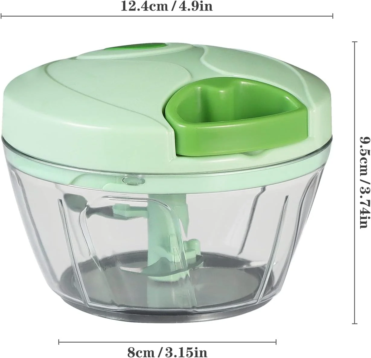 Manual Vegetable Kitchen Gadgets Chopper Food Processor Portable Hand Pull NEW - Image 2