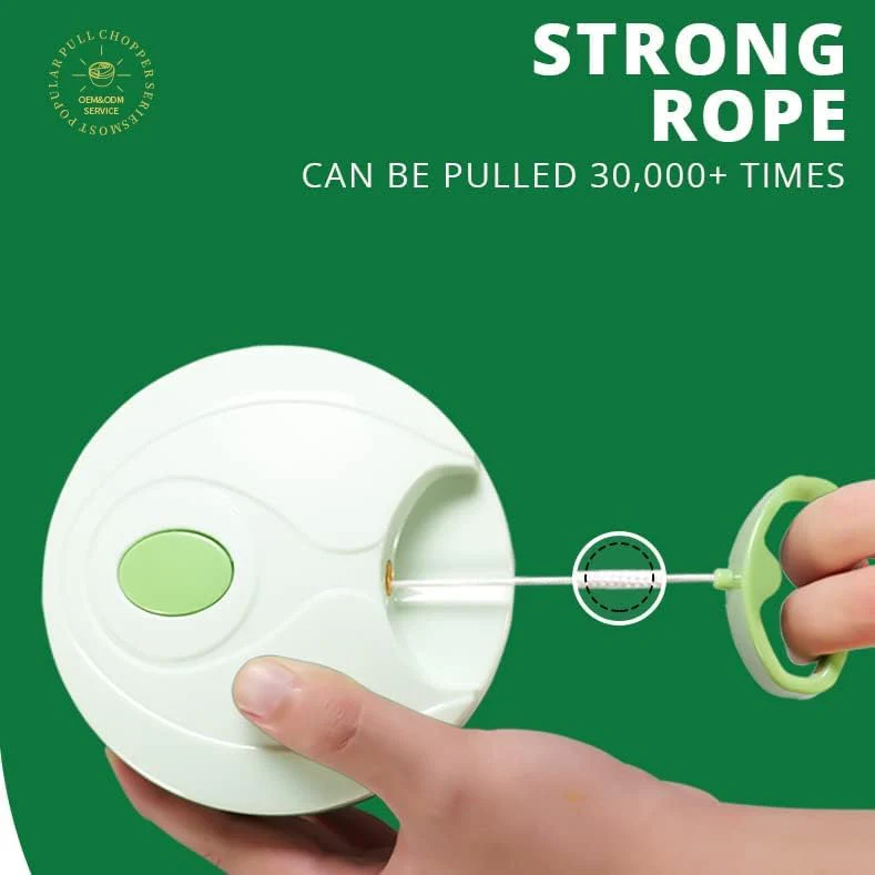 Manual Vegetable Kitchen Gadgets Chopper Food Processor Portable Hand Pull NEW - Image 4