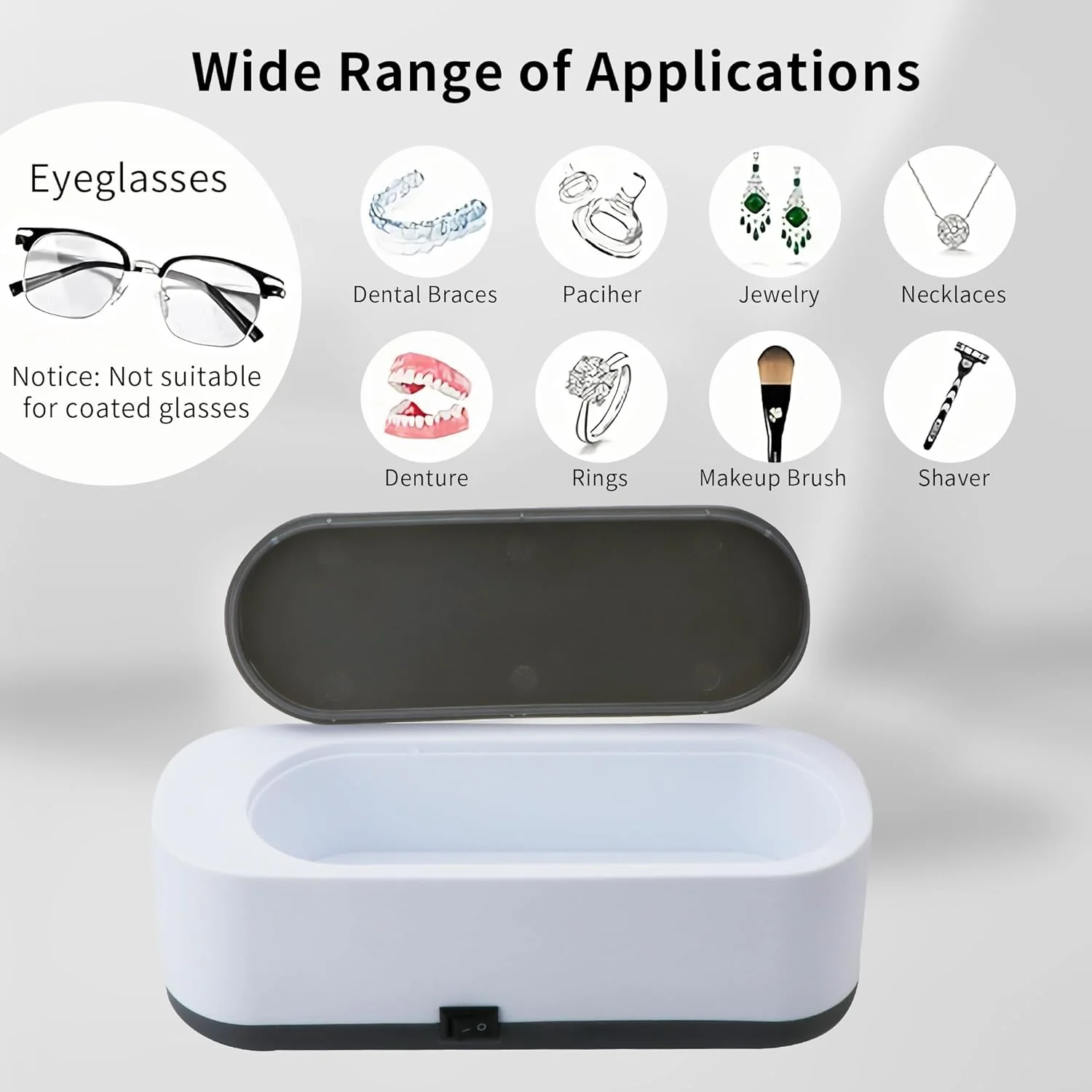 Portable Ultrasonic Cleaning Machine for Home & Office, 700x190x70mm White DEMO - Image 5
