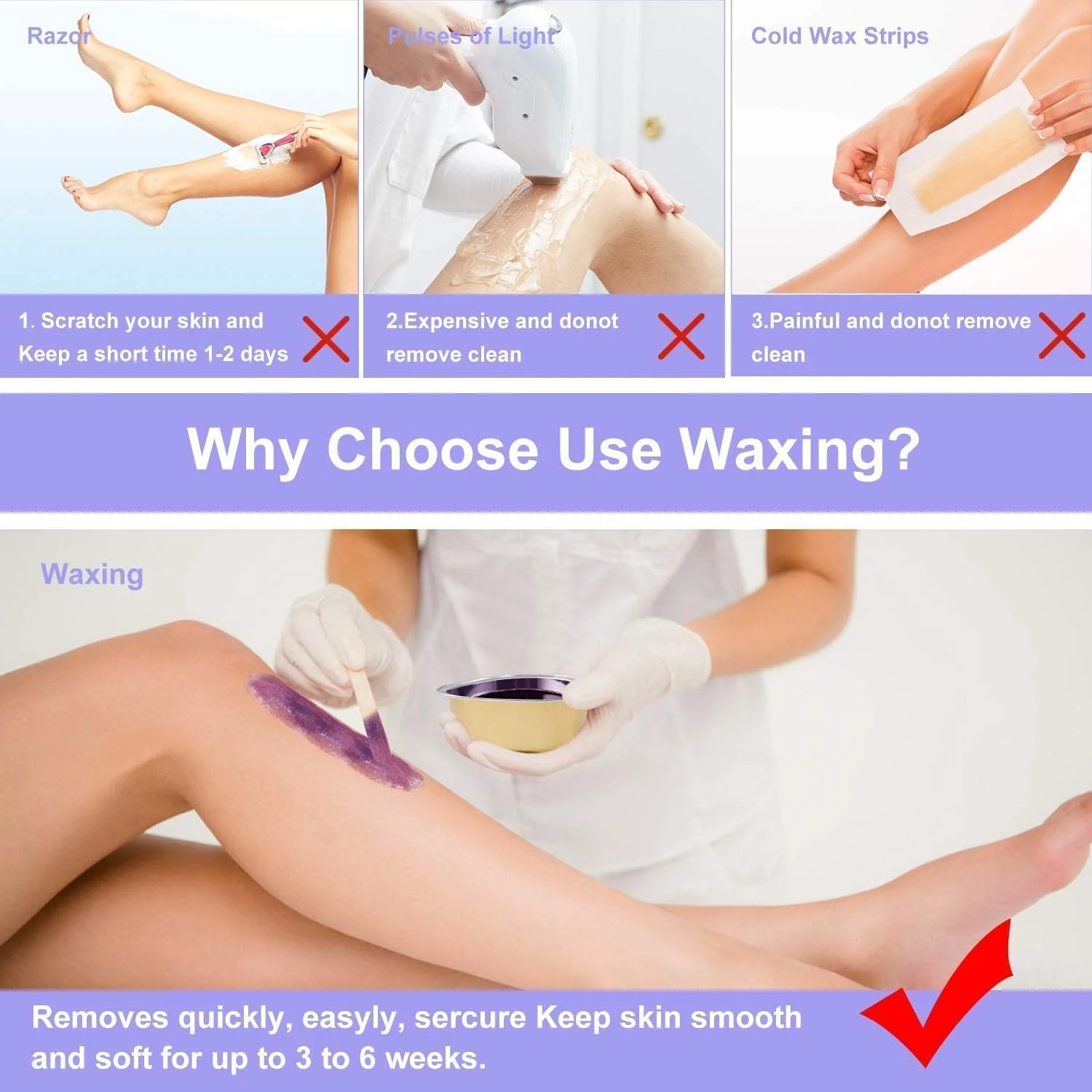 Pro-Wax100 Wax Waxing Supplies Warmer Hot Heater with Temperature Control NEW - Image 5