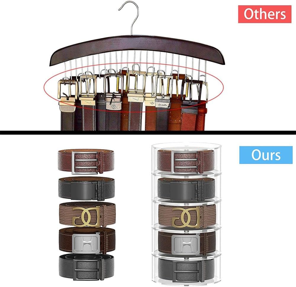 5-Layer Clear Acrylic Watch Boxes Organizer Closet Storage Display NEW - Image 7