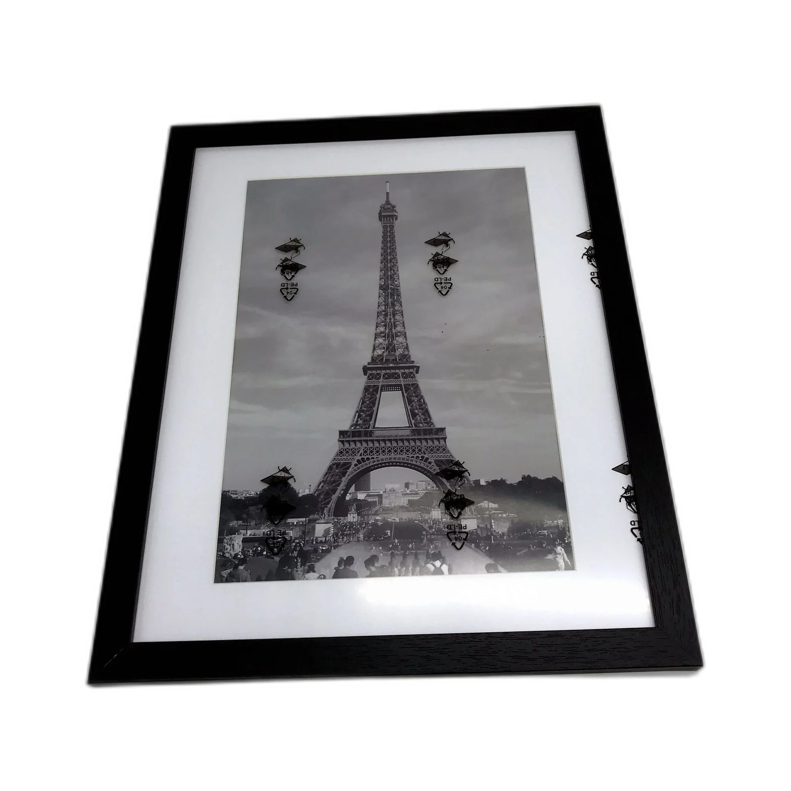 Black A4 Photo Frame Set of 2 with 4 Mats for Wall & Tabletop Decor Size A4 NEW - Image 9