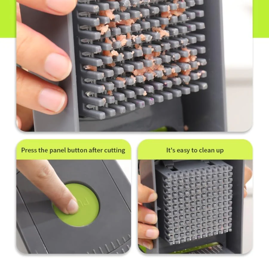 RUNZI 15-in-1 Professional Vegetable Chopper Multifunction Kitchen Gadget NEW - Image 6
