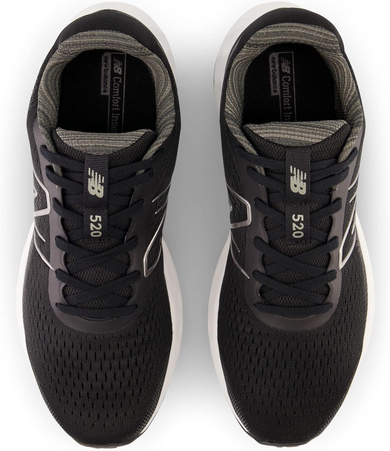 New Balance Men 520V8 Black Grey Running Sport US 10 WIDE Fit EUR 44 NEW - Image 6
