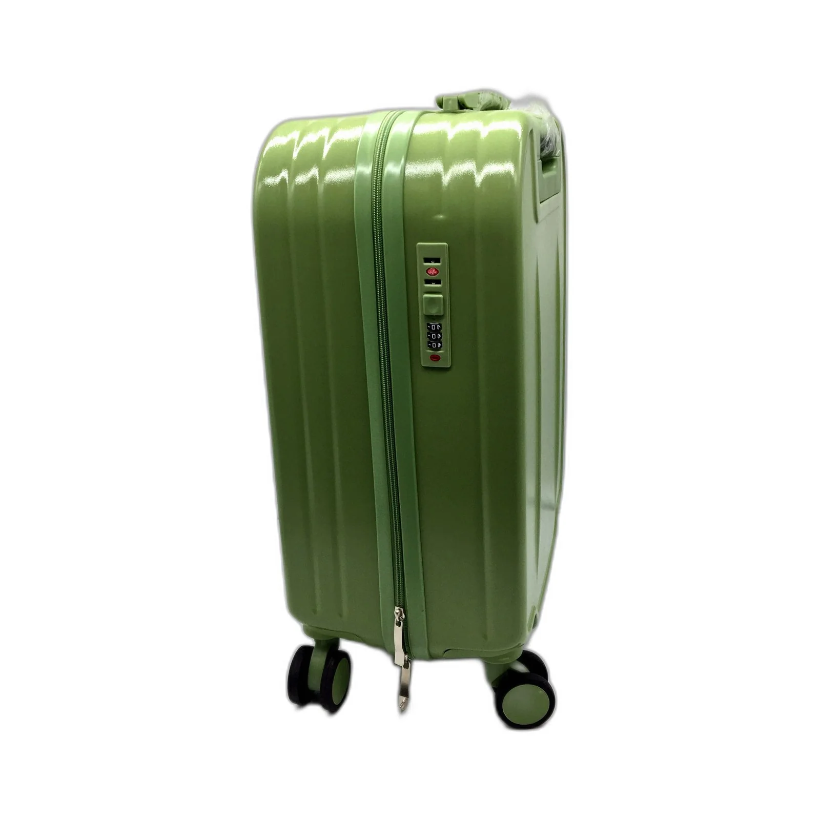 Nutrimetics 50cm Hardside Spinner Carry-On Luggage Suitcase in Green NEW - Image 2