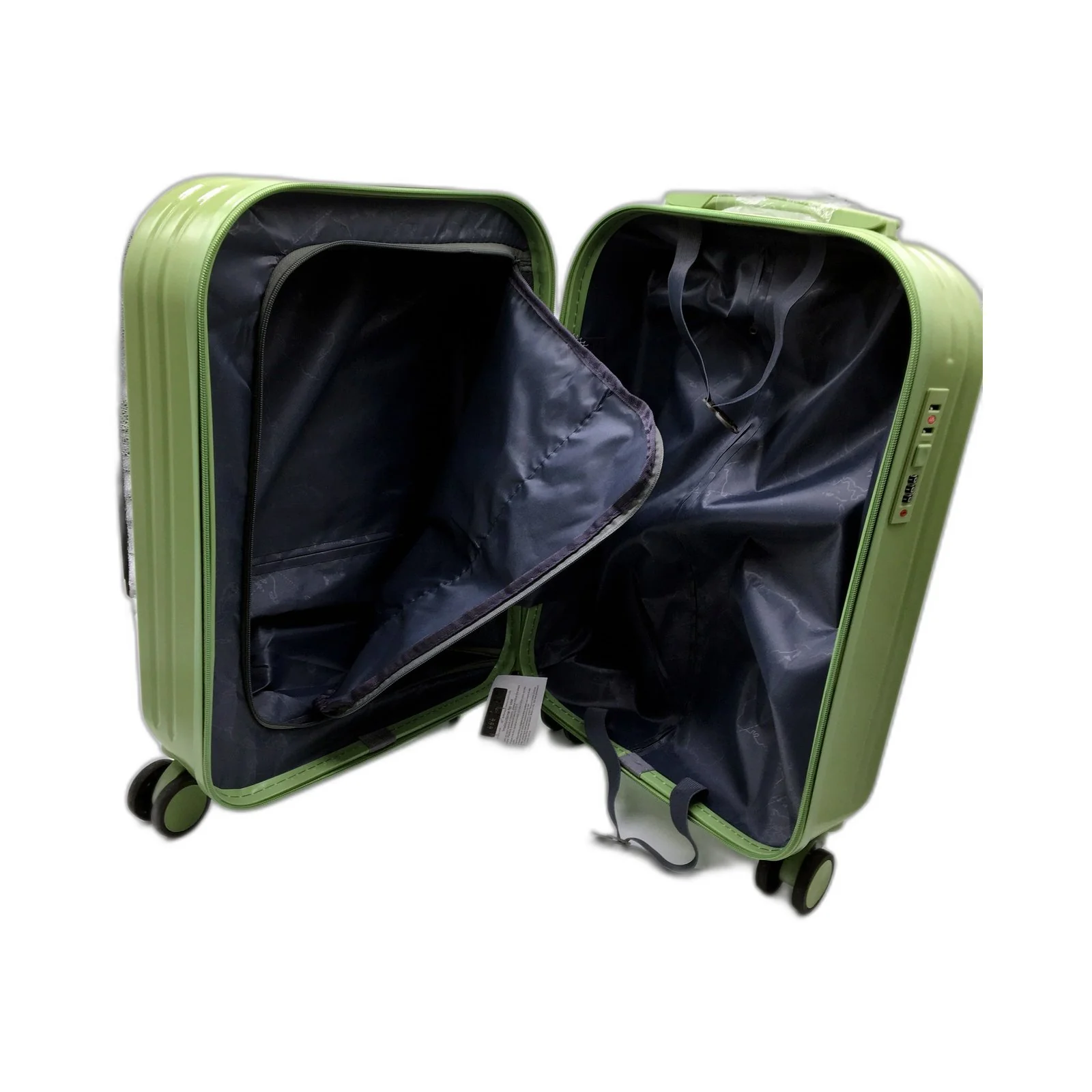 Nutrimetics 50cm Hardside Spinner Carry-On Luggage Suitcase in Green NEW - Image 5