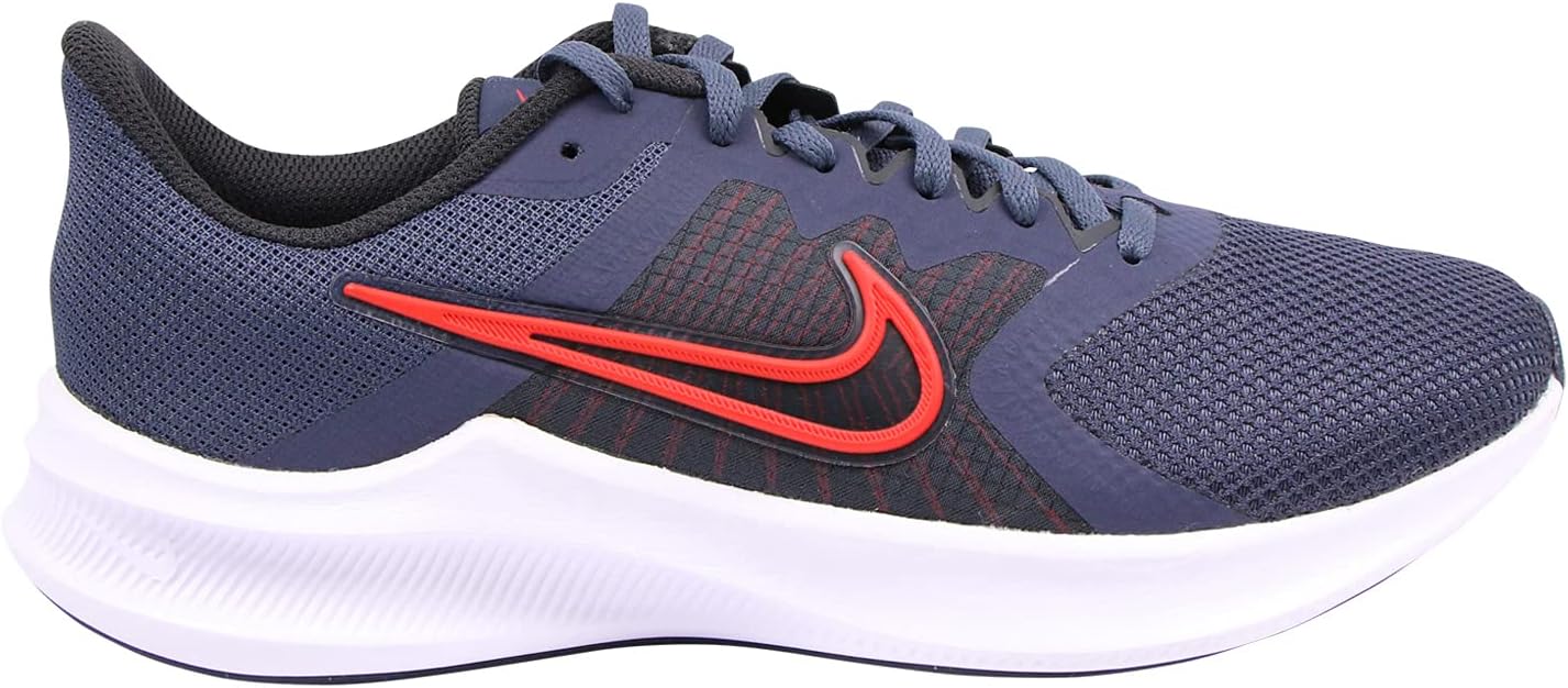 Nike Thunder Navy & Red Logo Downshifter 11 Running Sneakers Mens US 8 NEW - Image 2