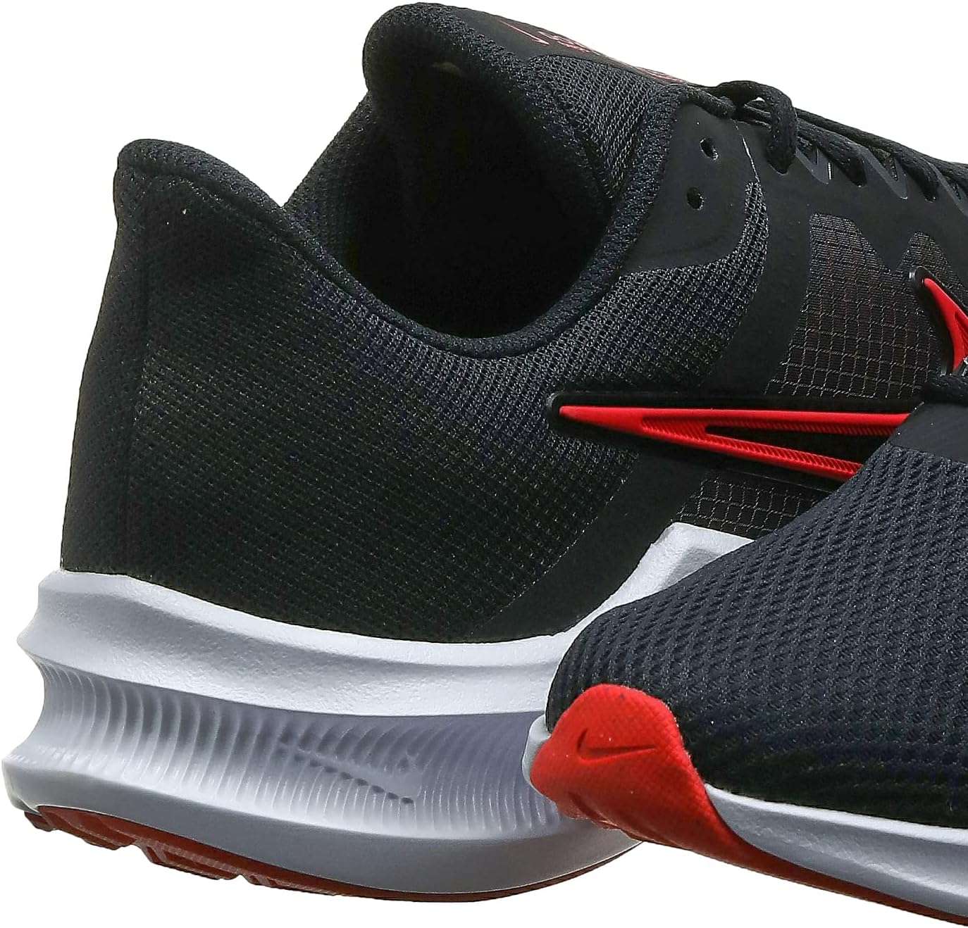 Nike Downshifter 11 Trainers Running Shoes Black University Red Mens US 8 NEW - Image 2