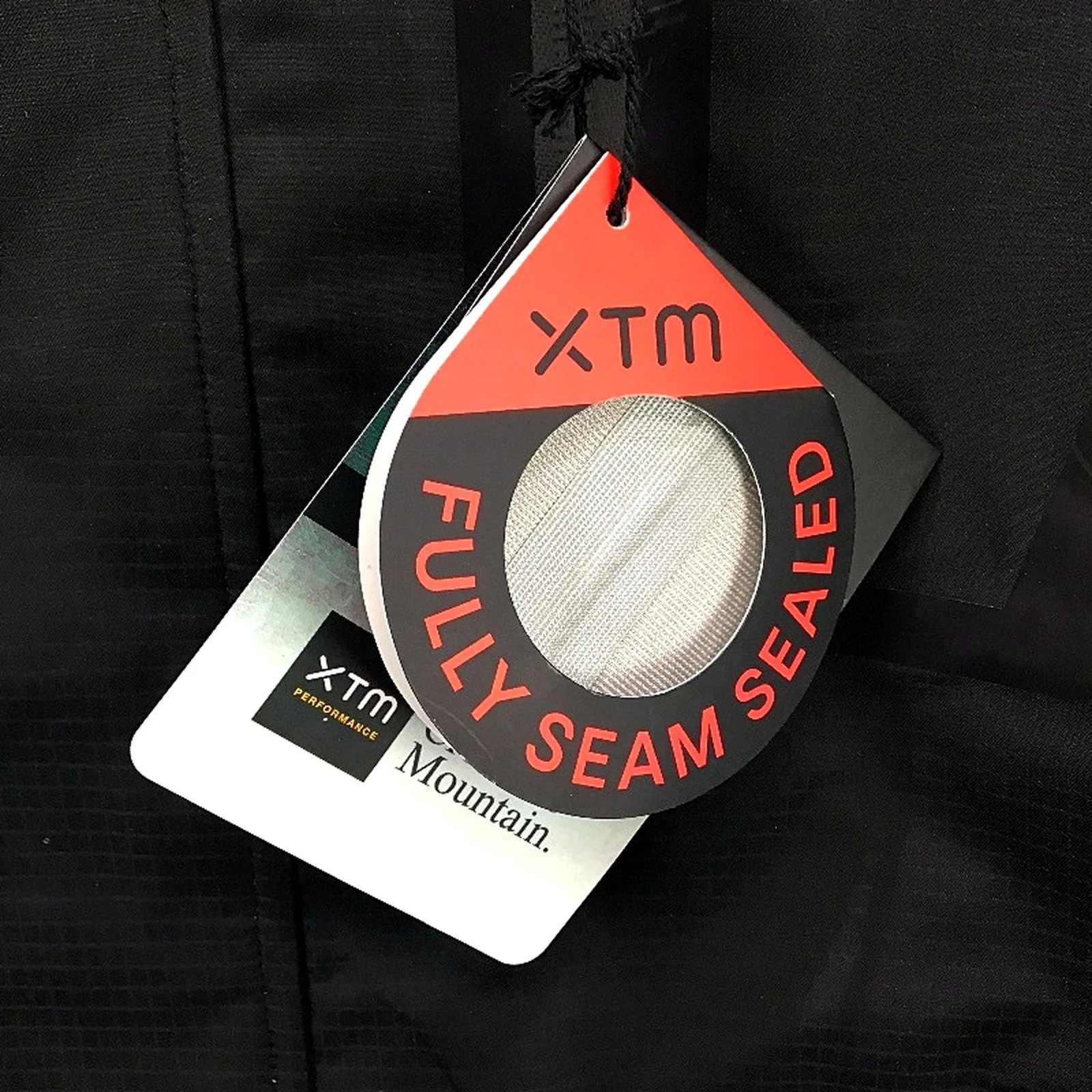 XTM Black Kakadu Seam Sealed Waterproof Rain Jacket Hooded Coat Mens Size M NEW - Image 3