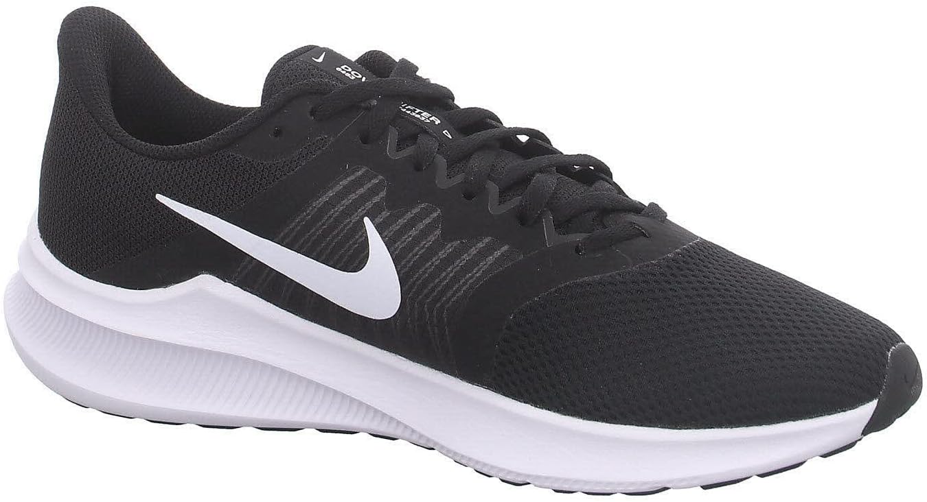 Nike Downshifter 11 Black Mesh With White Logo Trainers Mens US 8.5 NEW - Image 7