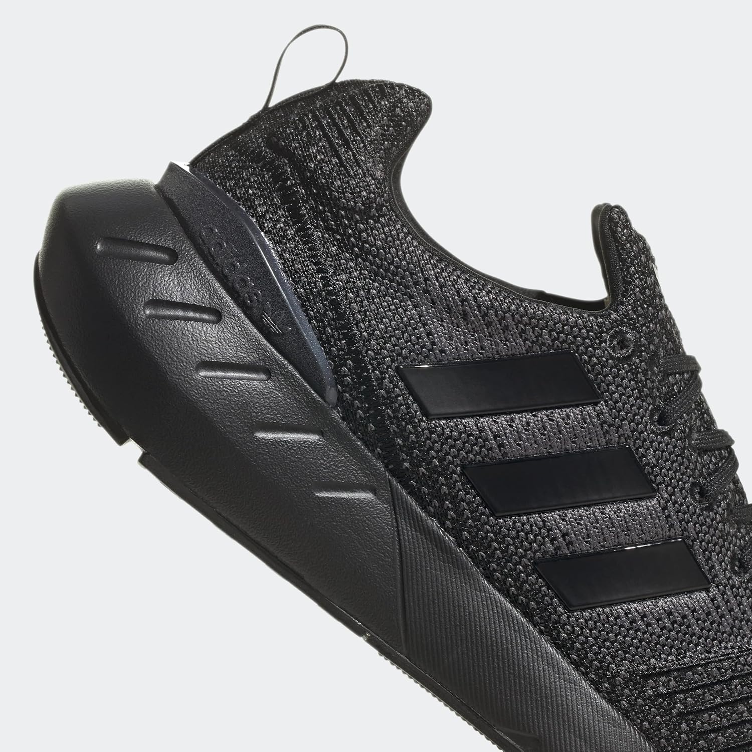Adidas Originals Swift Run 22 Black Grey Fabric Sneakers Mens Size US 8 NEW - Image 10