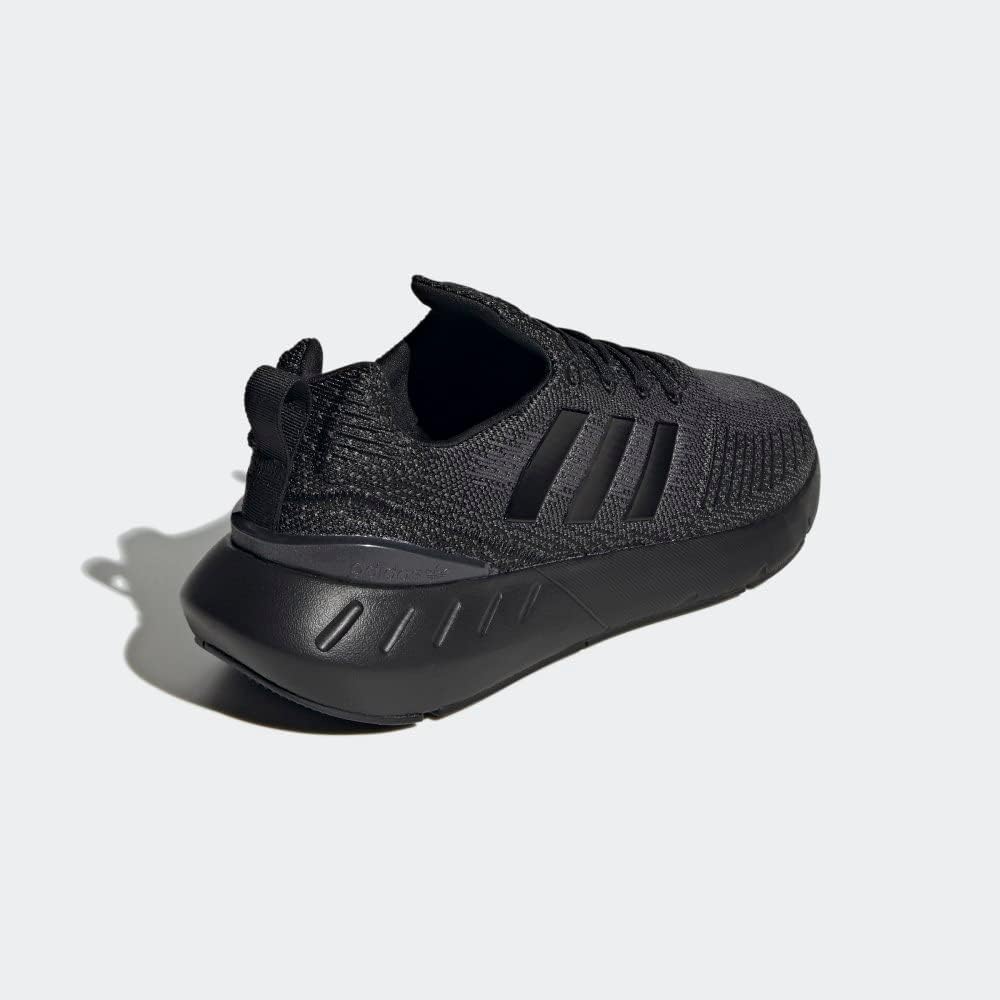 Adidas Originals Swift Run 22 Black Grey Fabric Sneakers Mens Size US 8 NEW - Image 7