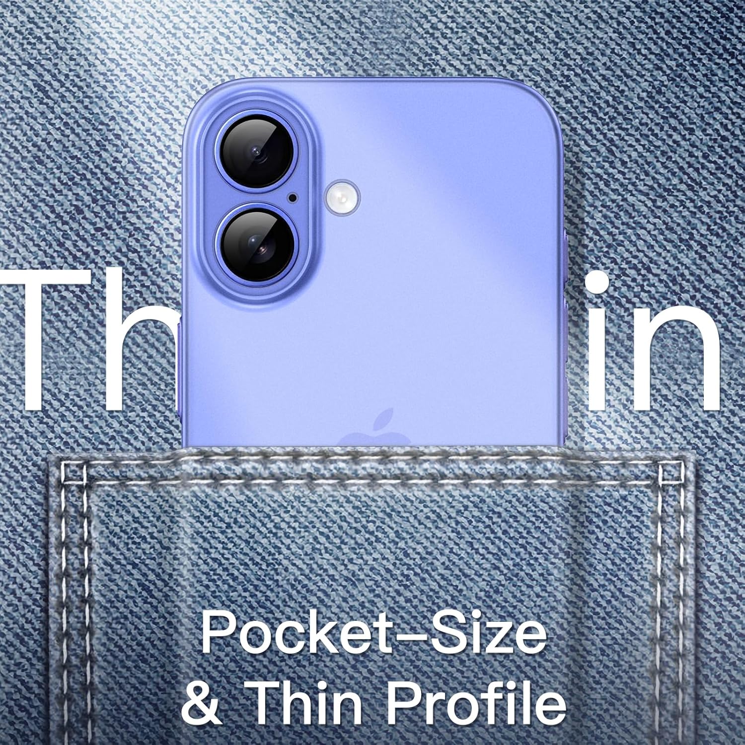 JETech Ultra Basic Cases Slim Case for iPhone 16 6.1 Inch Camera Lens Full NEW - Image 5