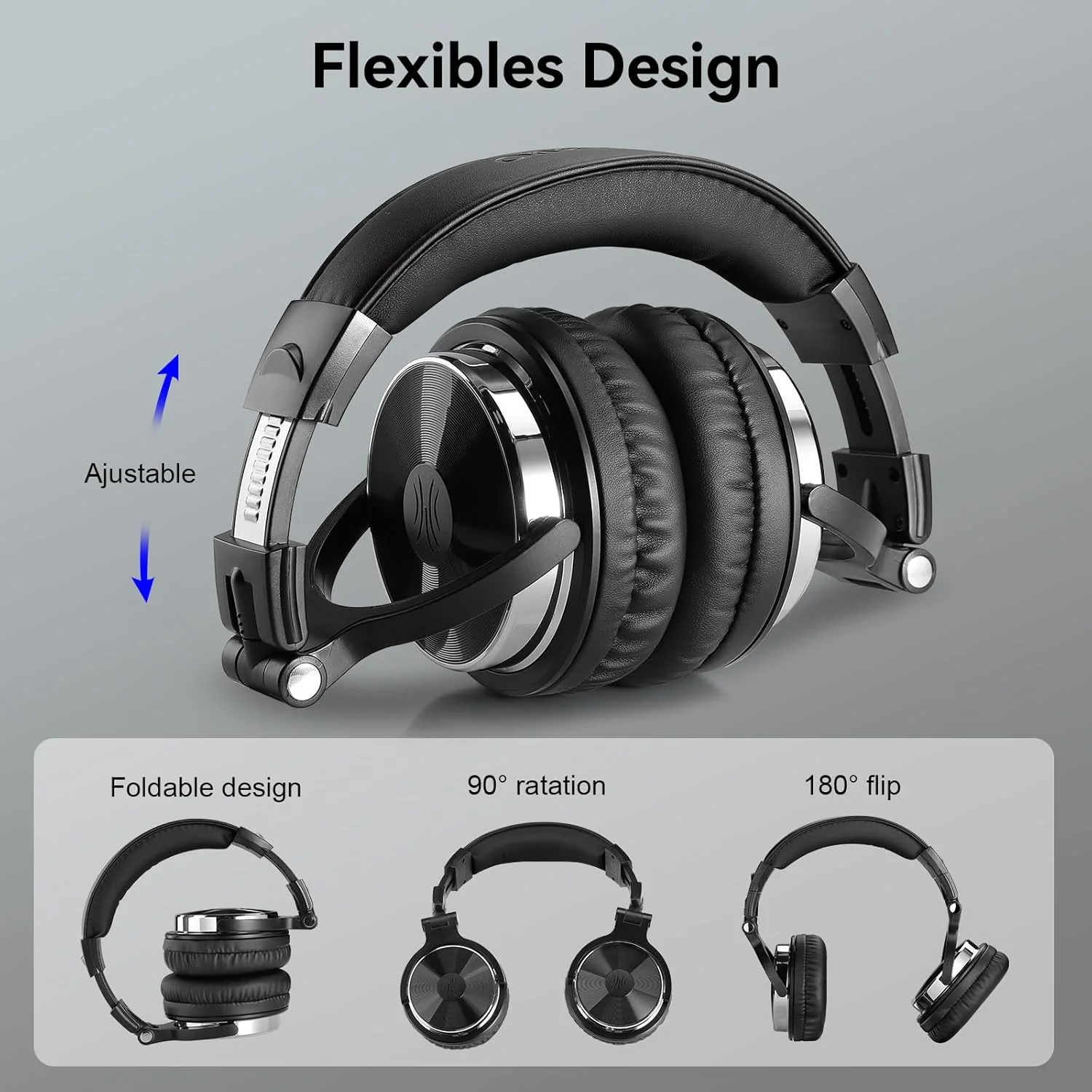OneOdio Wired Over-Ear Headphones Hi-Res Studio Monitor Mixing DJ Stereo NEW - Image 7