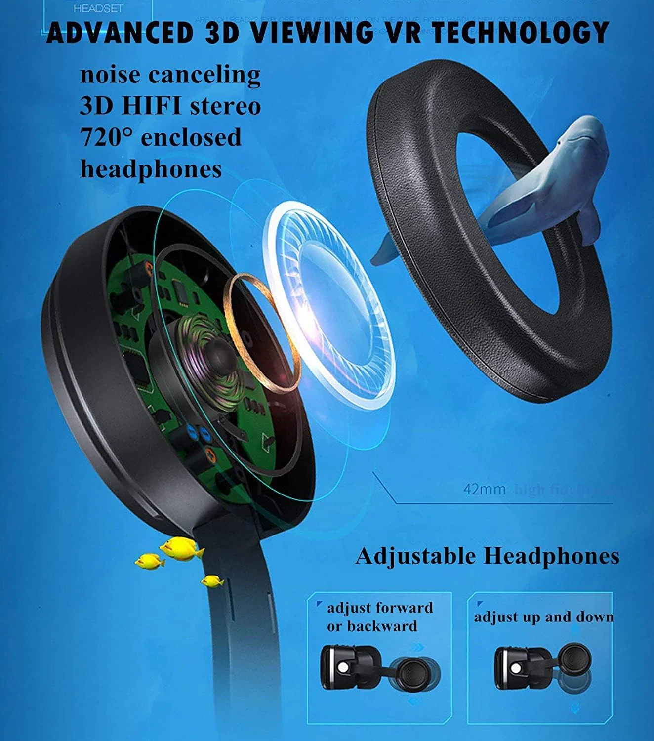YinCaiCheng VR Accessories Headset with Remote Controller HD 3D Virtual DEMO - Image 6