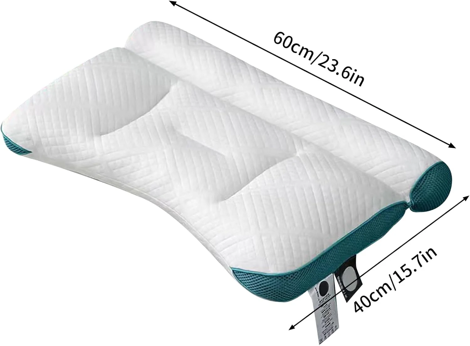 Elancee Neck Cervical Sleeping Pillow Supportive Design Comfortable Sleep NEW - Image 3