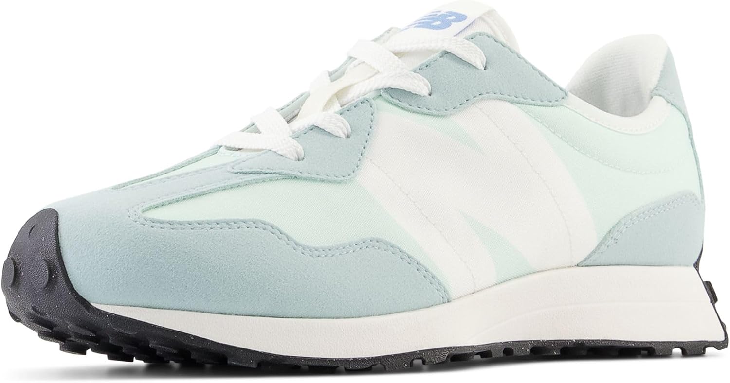 New Balance 327 Road Running Shoes in Light Surf/Winter Fog Color KIDS US 5 NEW - Image 8