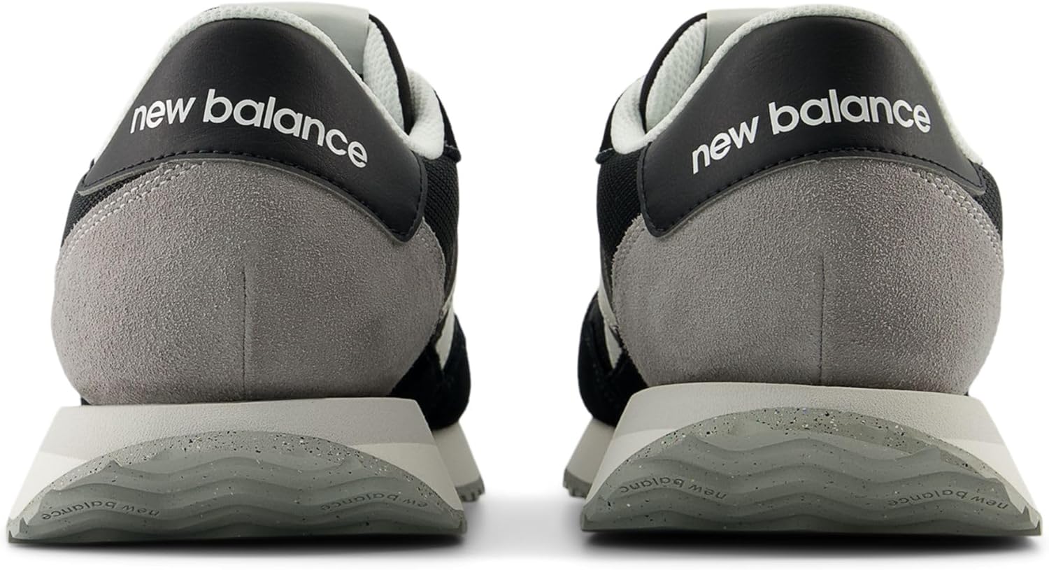 New Balance Lightweight Cushioned Sneakers BLACK/NB 103 WHITE Mens US 6 NEW - Image 4