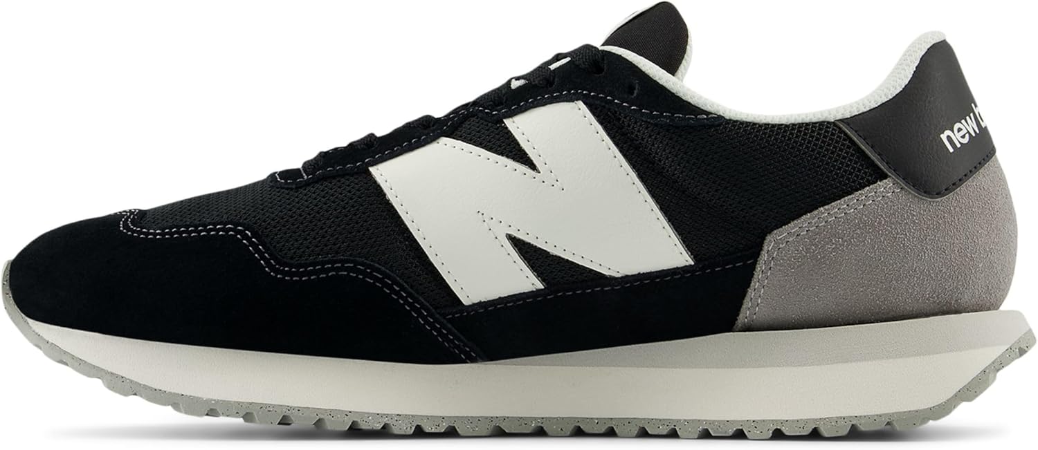 New Balance MS237LBK Lightweight 237 Trainer Sneakers for Athletic Mens US 8 NEW - Image 2