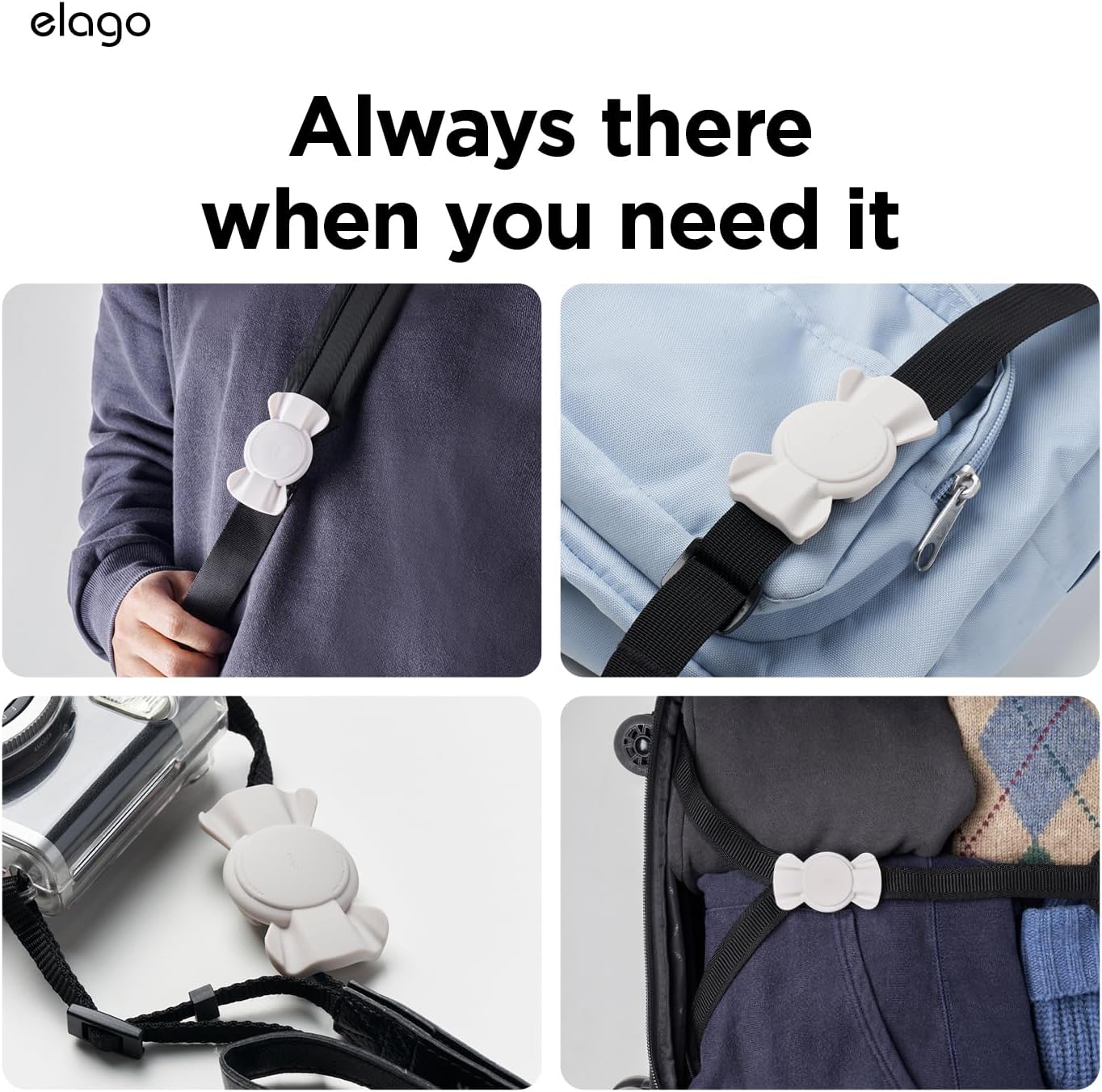 elago Mint Basic Collars Pet Collar Ribbon Case for Apple AirTag 1st & 2nd NEW - Image 7