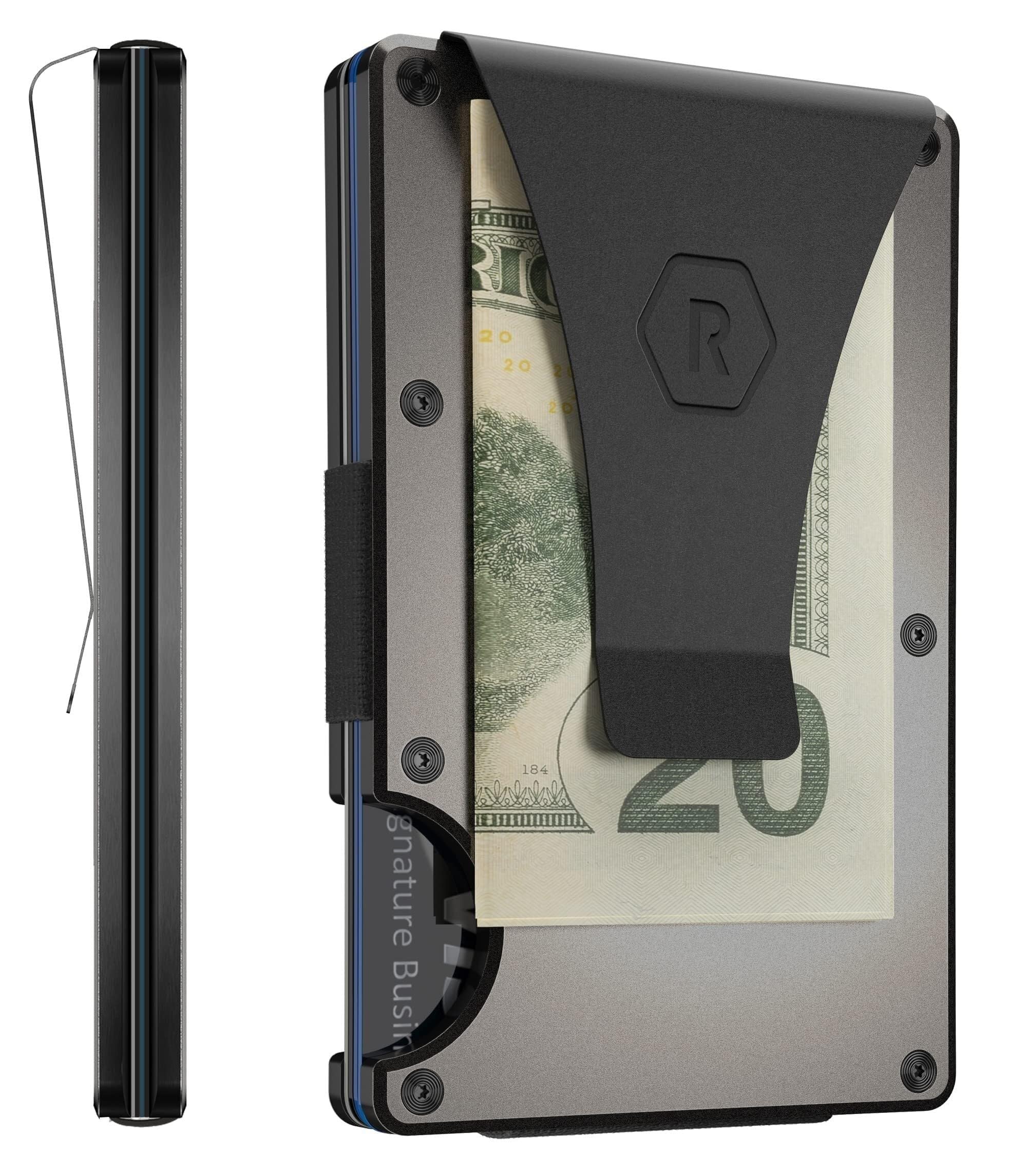 The Ridge Wallets Mens Slim Minimalist Compact Wallet RFID Card Holder NEW