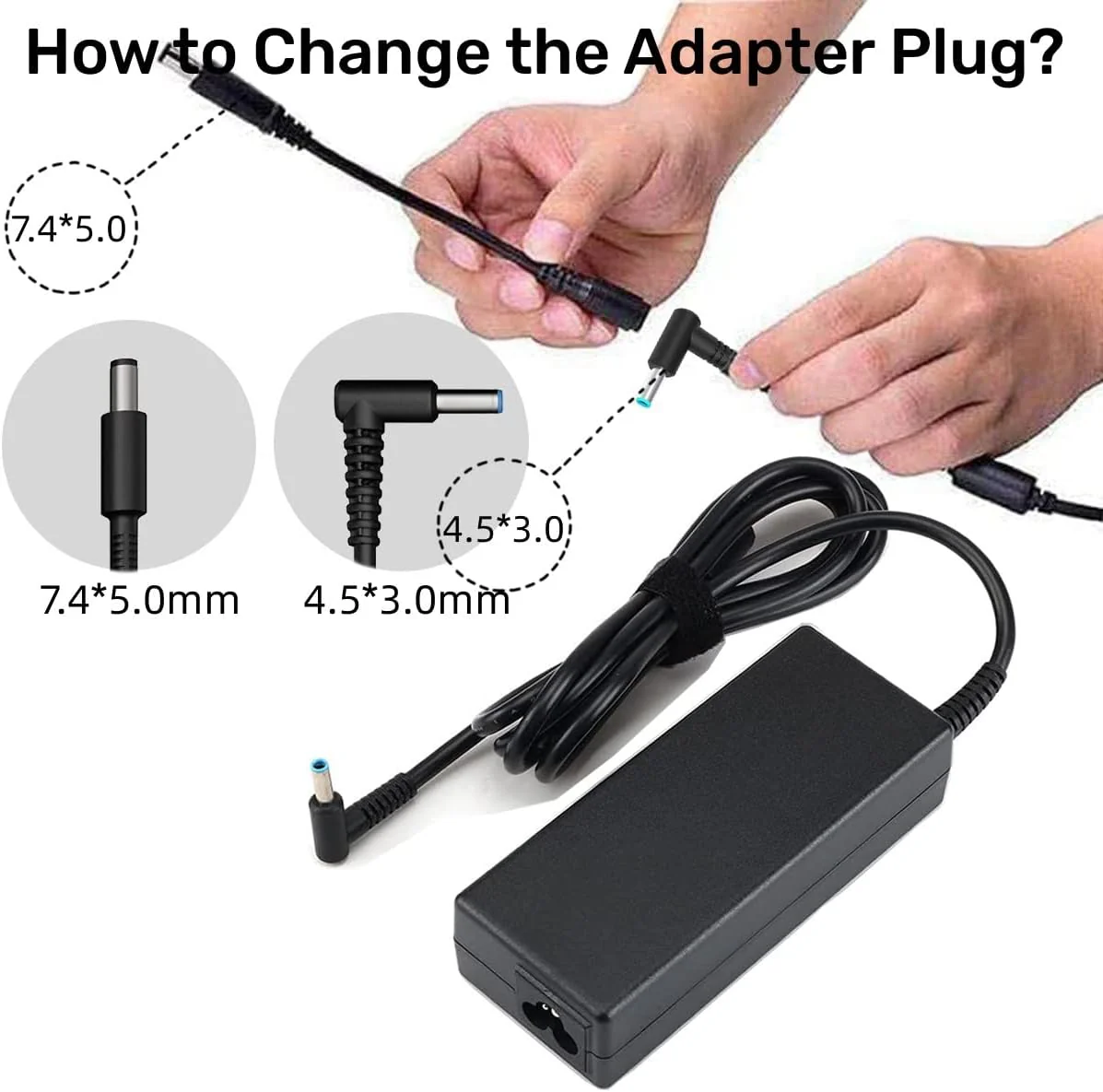 GTGUGR 90W Laptop Charger for HP Pavilion Envy Stream Spectre EliteBook DEMO - Image 3