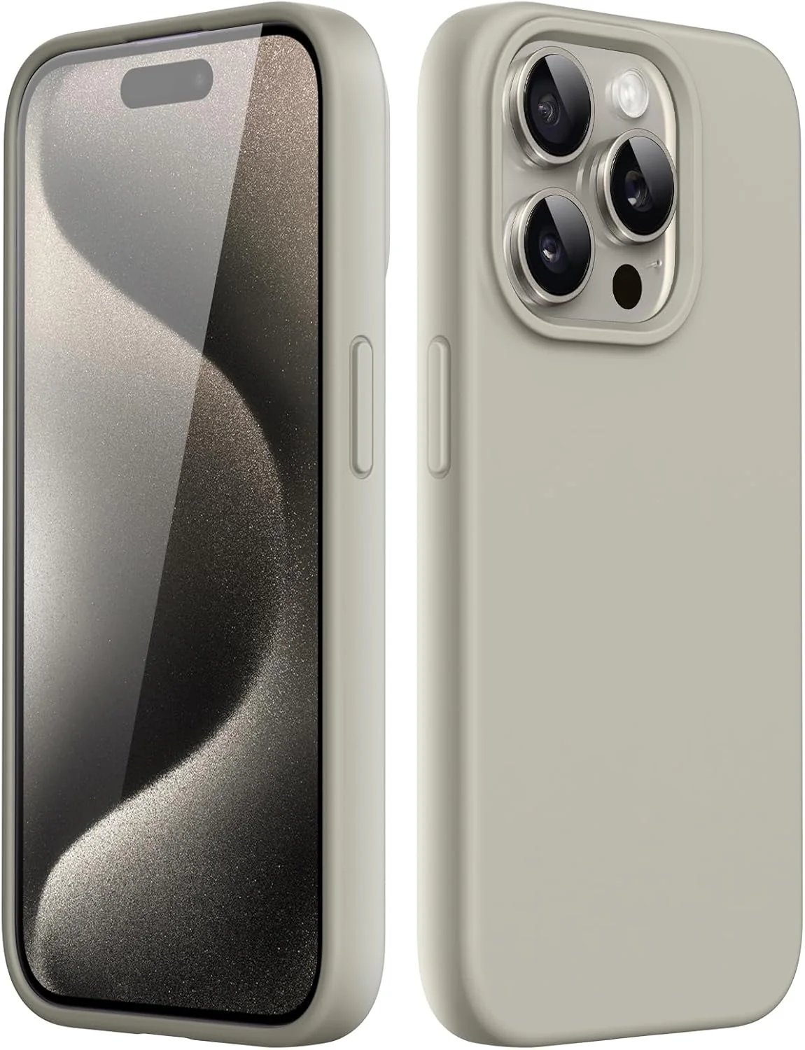 JETech Silicone Basic Cases Case for iPhone 15 Pro 6.1-Inch Soft Touch NEW - Image 7
