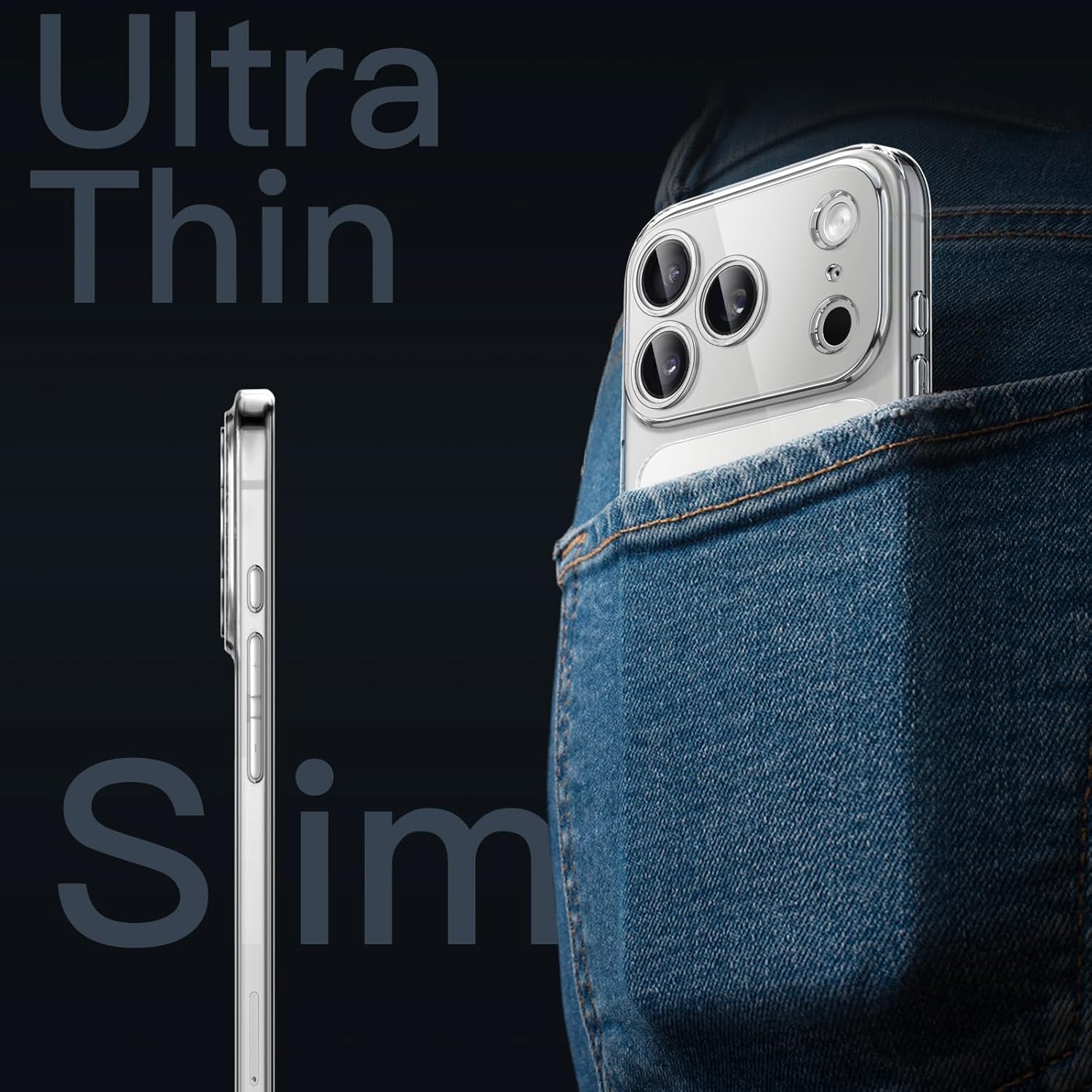 JETech Slim Basic Cases Case for iPhone 17 Pro Max 6.9-Inch with Camera NEW - Image 6