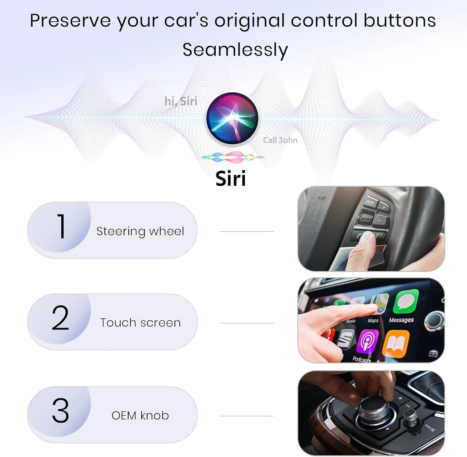 MAILESI Wireless Input Adapters CarPlay Adapter for iPhone - Stable 3s DEMO - Image 6