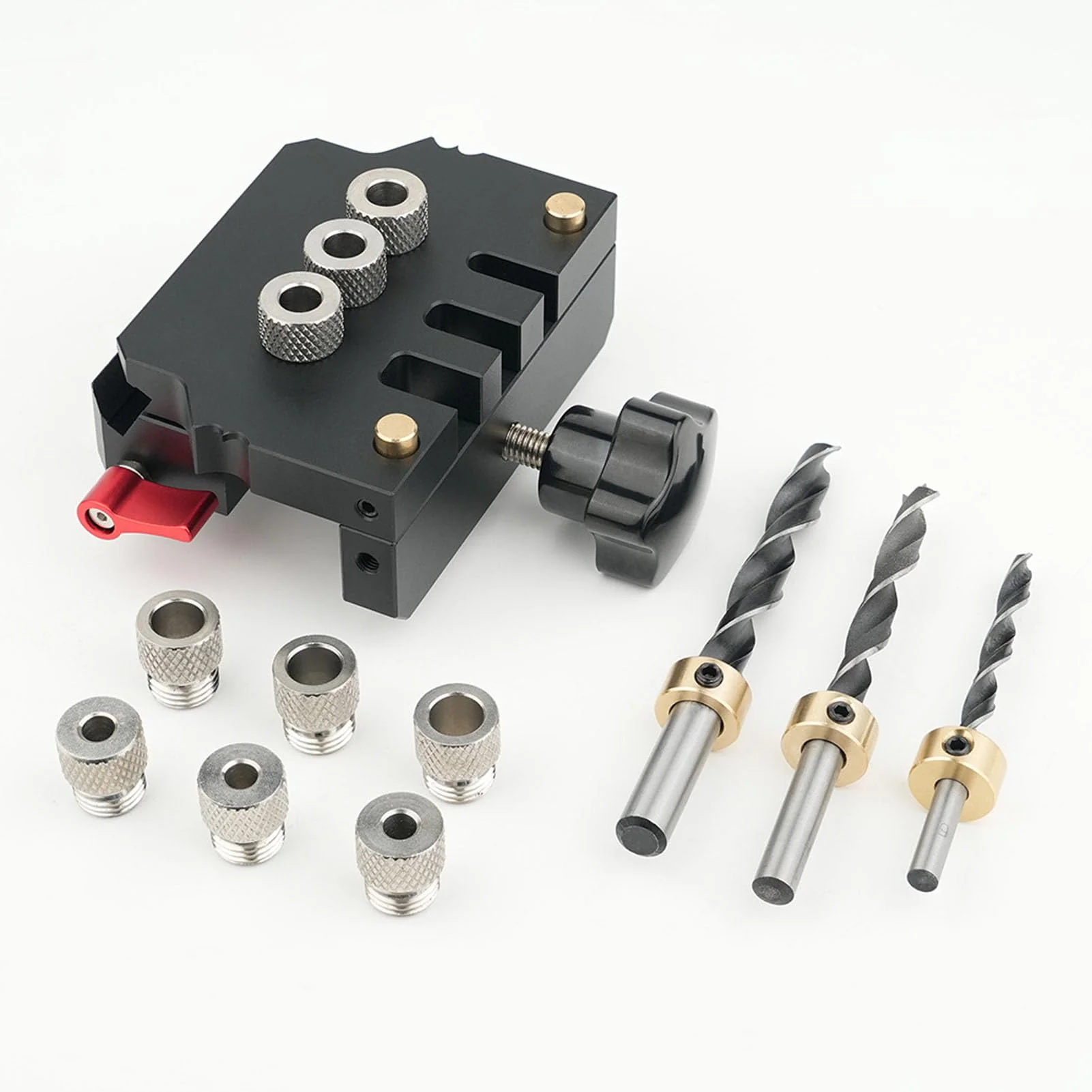 Jiawu Self-Centering Doweling Jig Kit - Drill Straight Holes Accurately DEMO