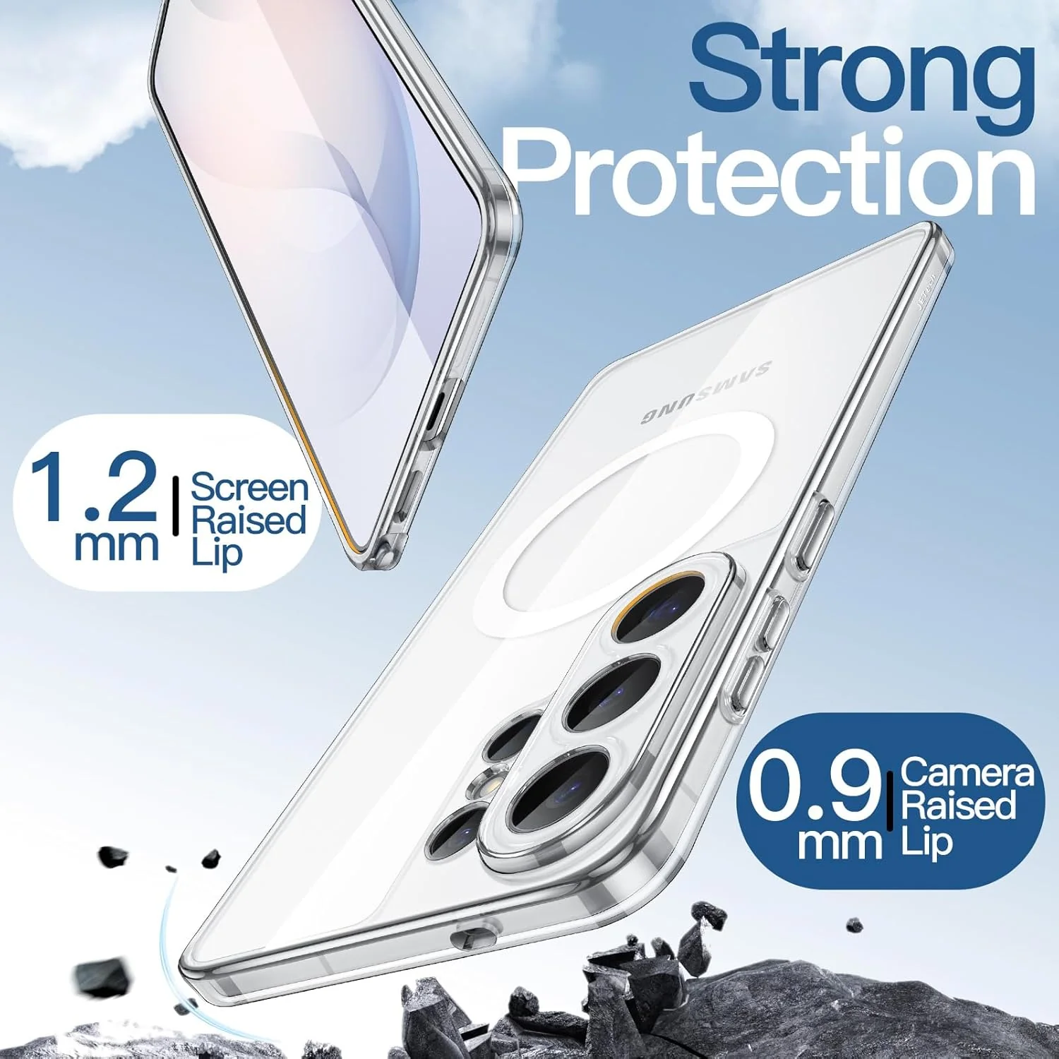 JETech Magnetic Basic Cases Case for Samsung Galaxy S26 Ultra Clear NEW - Image 5