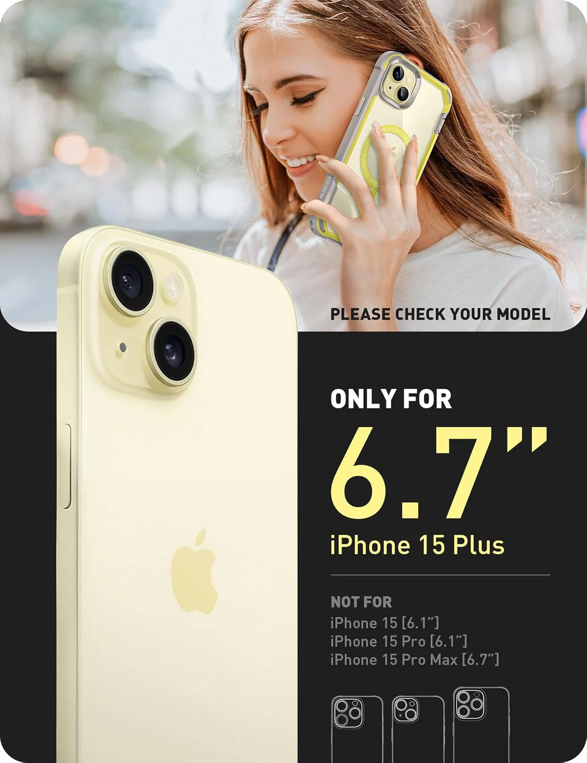 i-Blason Magsafe Compatible Full-Body Protective Case Iphone 15 Plus NEW - Image 2