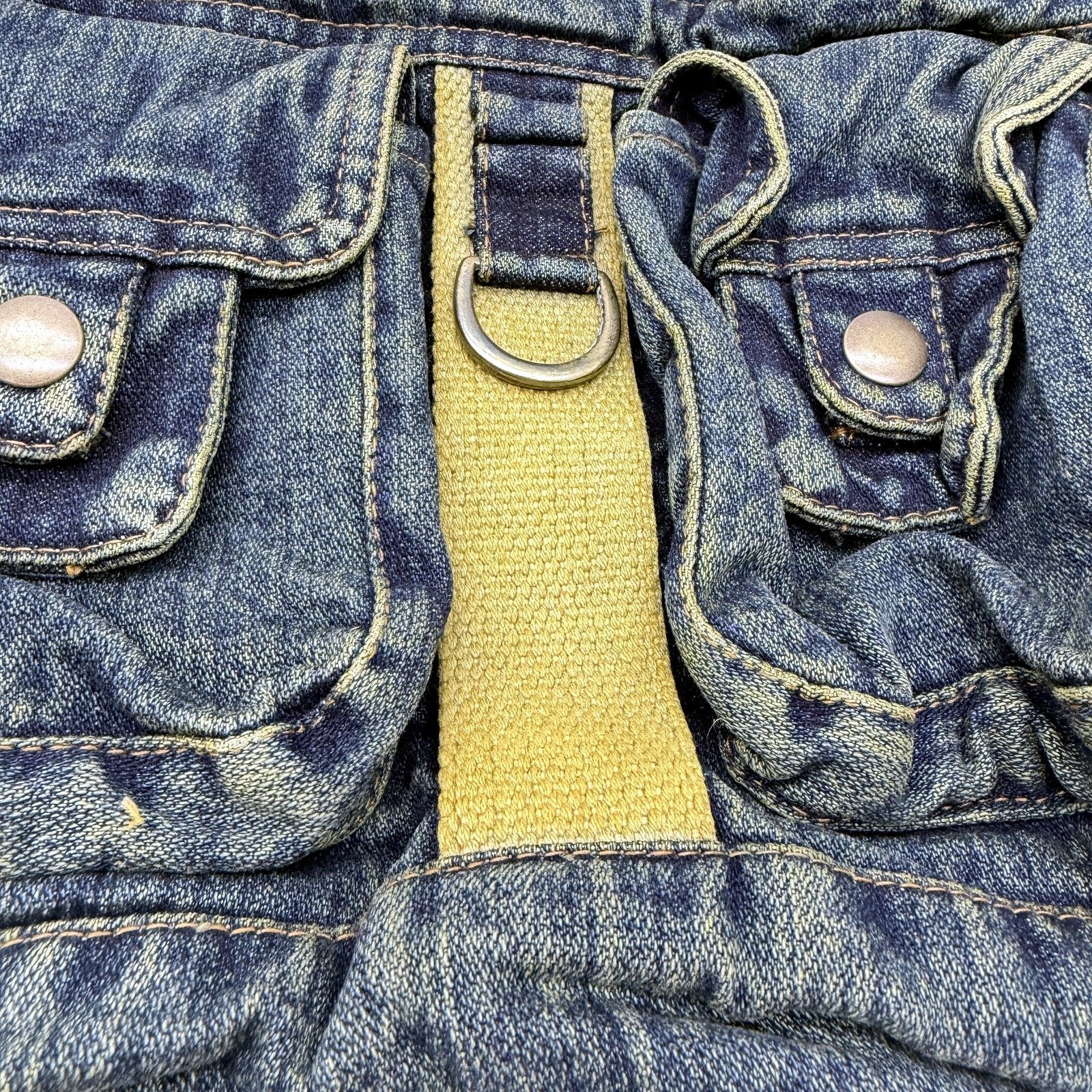 Amigo Denim House Unisex Dark Faded Shoulder Bag for Daily Wear NEW - Image 5