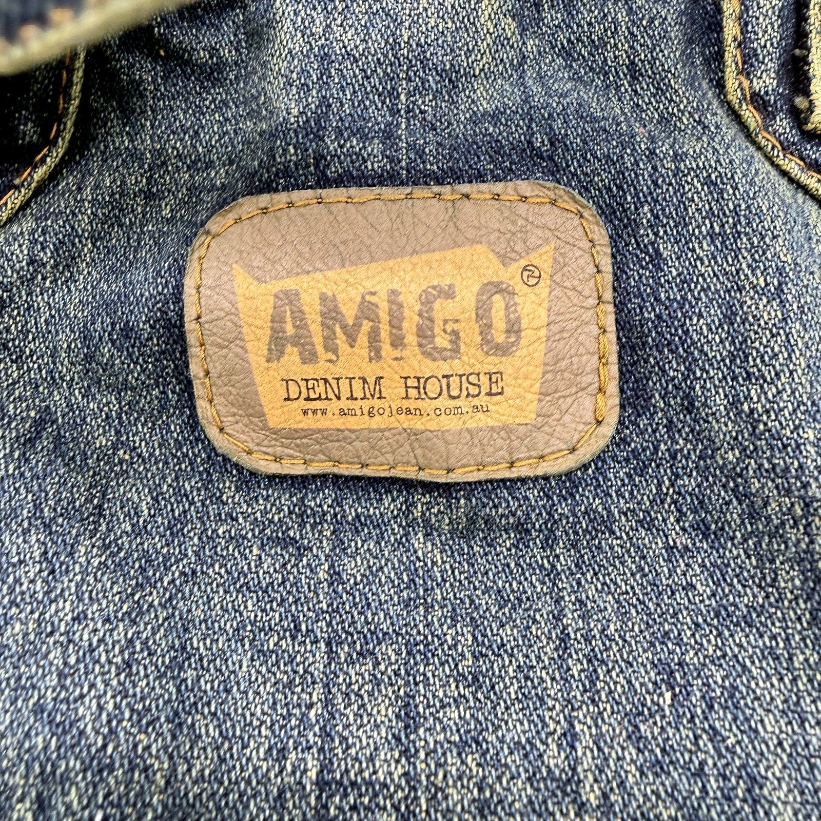 Faded Unisex Denim Recycled Eco-Friendly Tote Bag by Amigo Denim House NEW - Image 3