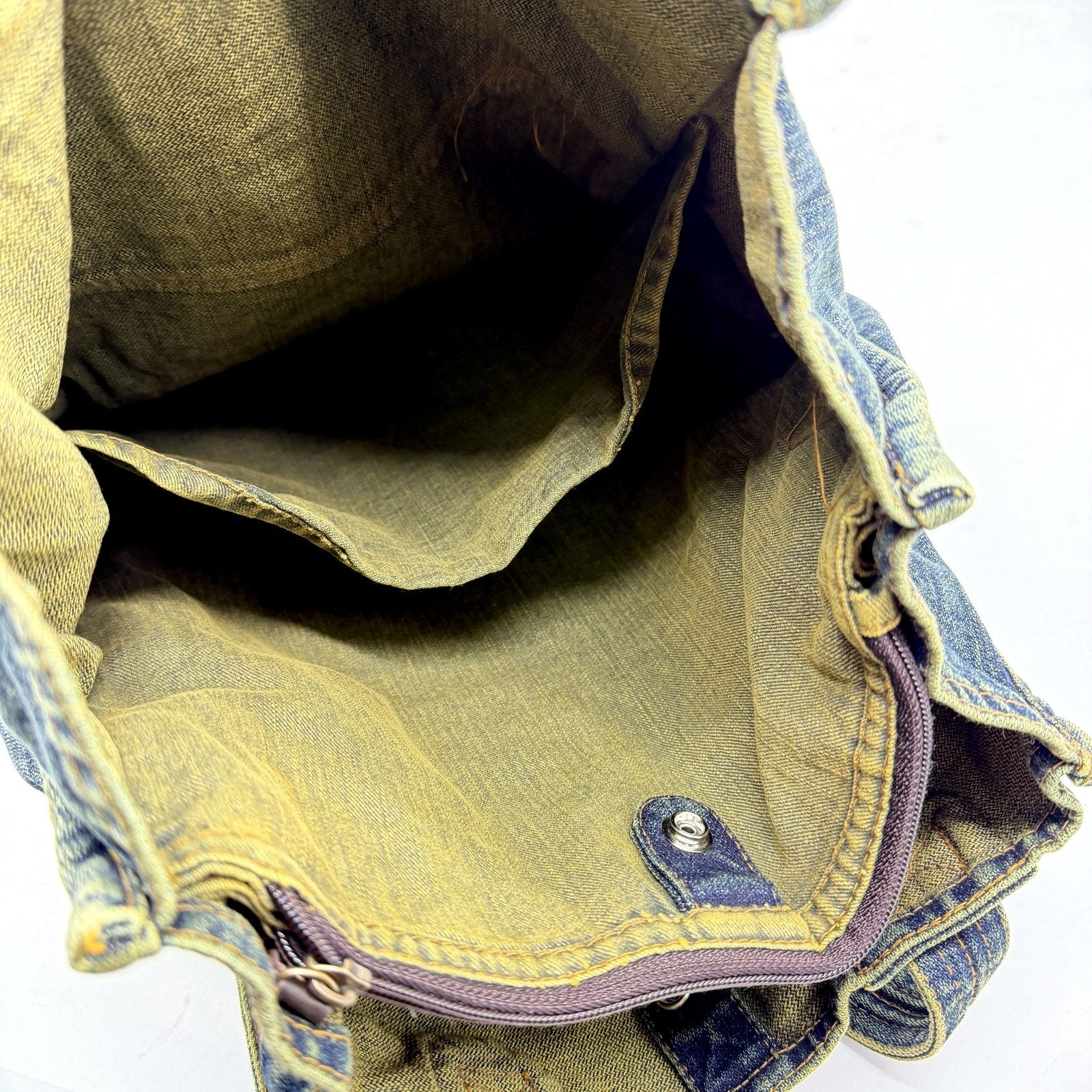 Faded Unisex Denim Recycled Eco-Friendly Tote Bag by Amigo Denim House NEW - Image 4
