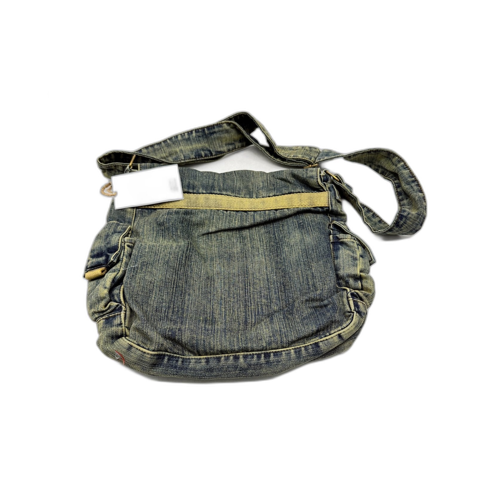 Vintage Faded Look Unisex Denim Casual Messenger Bag by Amigo Denim House NEW - Image 4