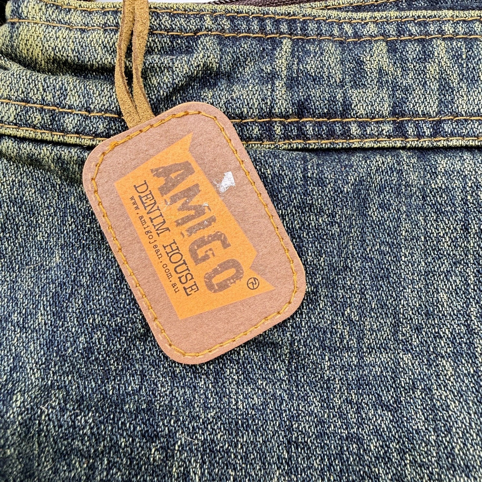 Amigo Denim House Recycled Faded Vintage Denim Hobo Bag for Everyday NEW - Image 5