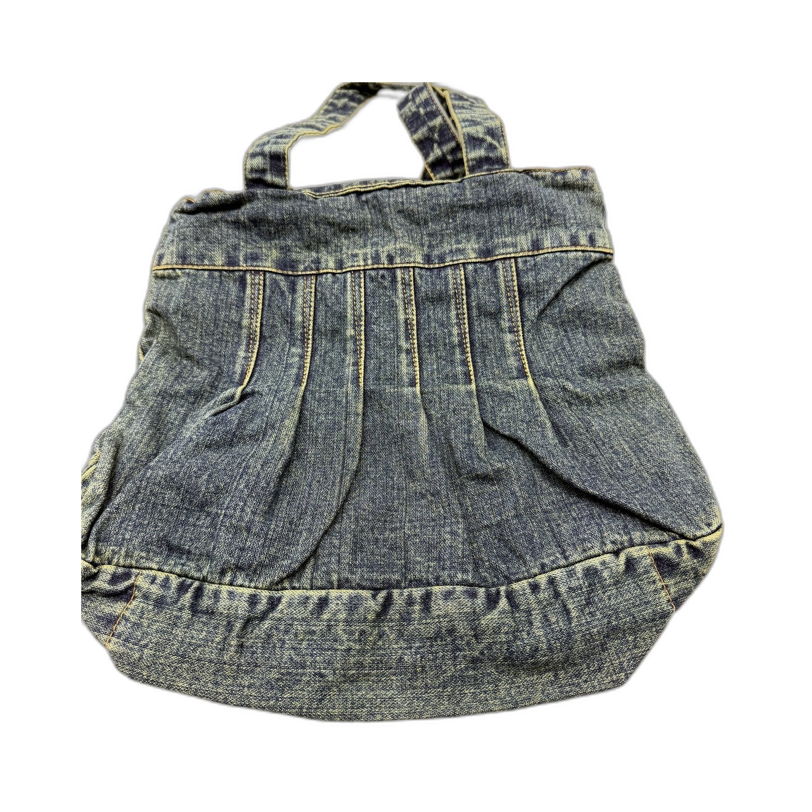 Amigo Denim House Faded Denim Recycled Tote Bag - Eco-Friendly Shoulder Bag NEW - Image 5