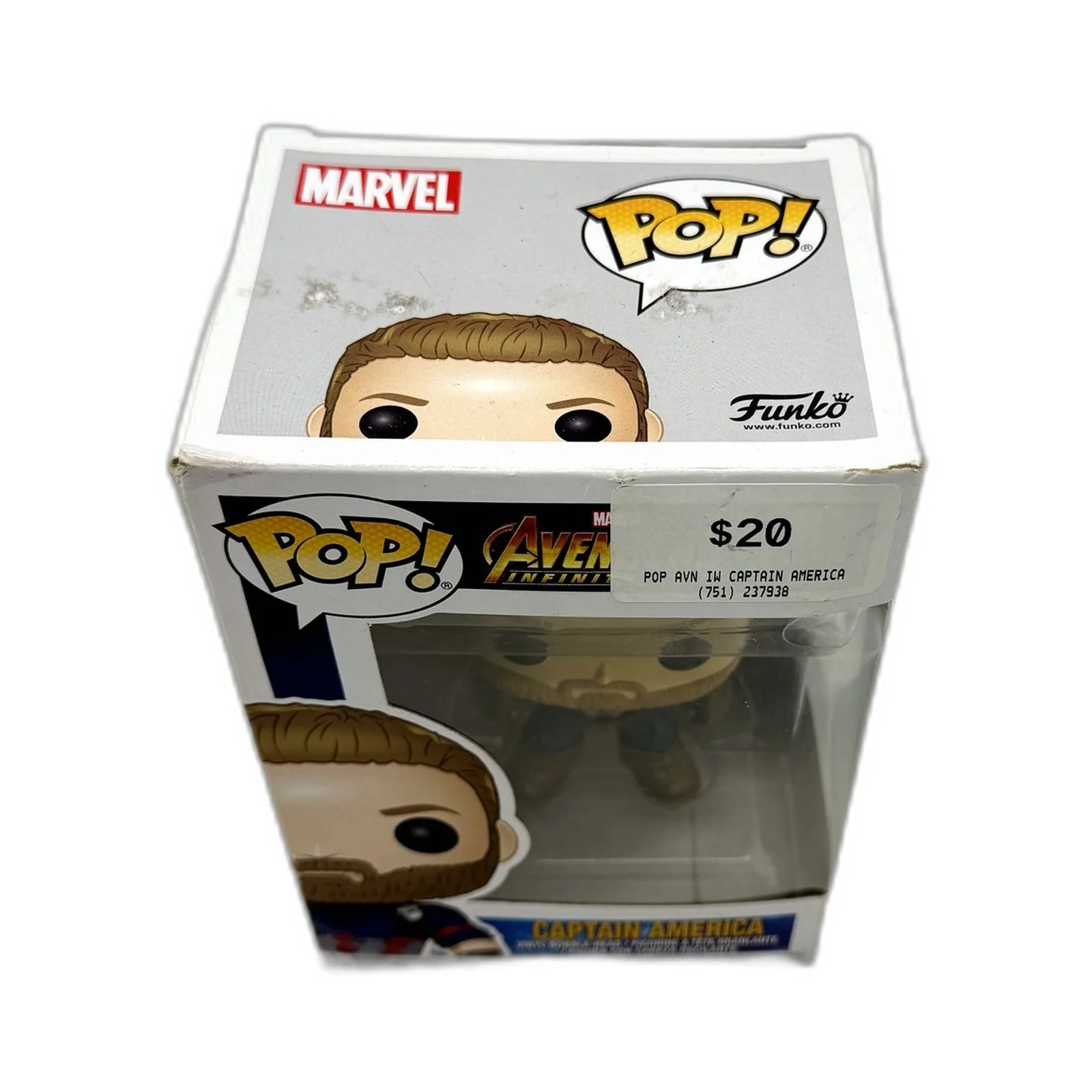 Funko Pop! Marvel Avengers Infinity War Captain America Collectible Figure - Image 2