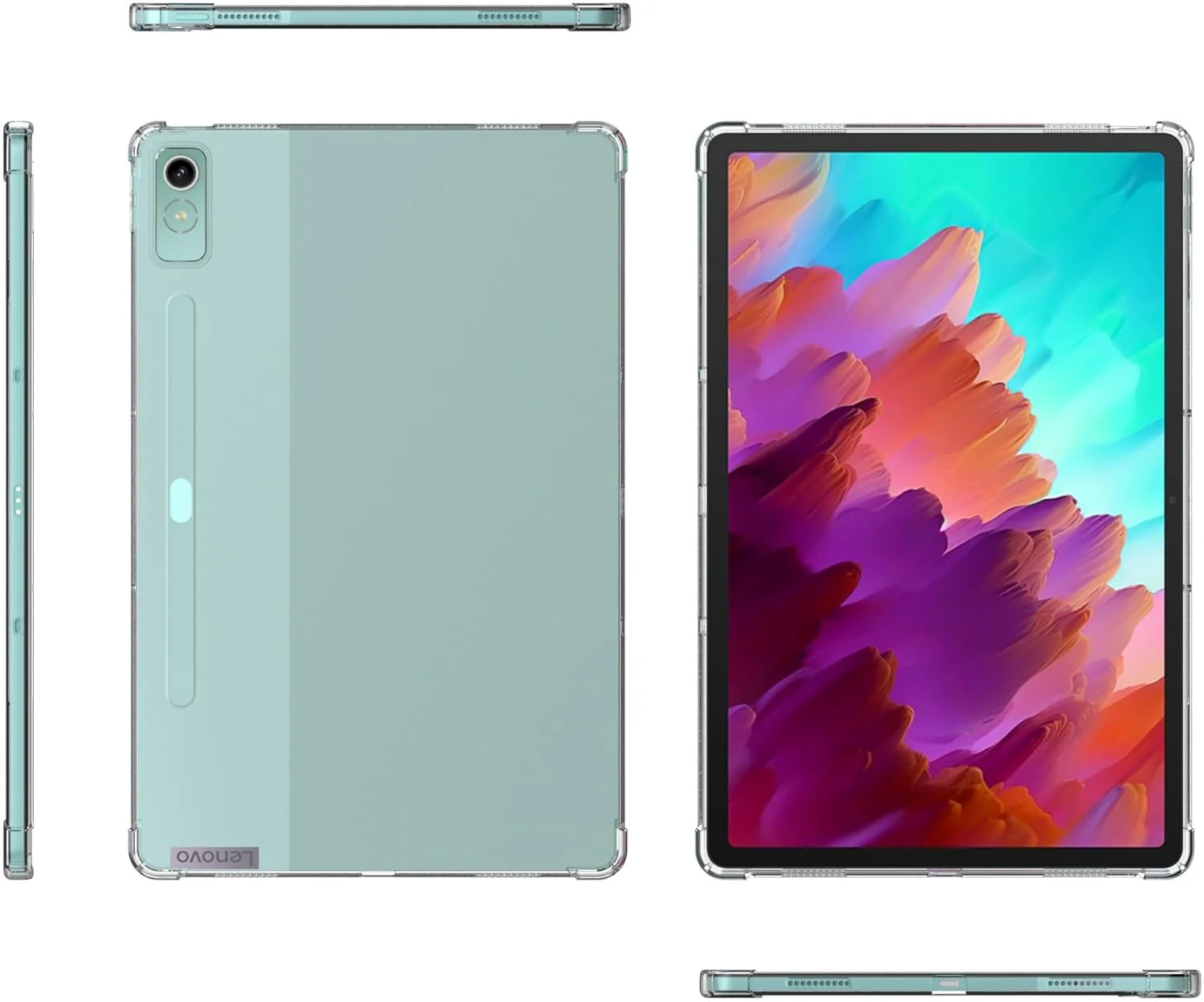 T Tersely Clear Slim Hybrid Protective Case Cover Lenovo Tab P12 12.7" NEW - Image 2