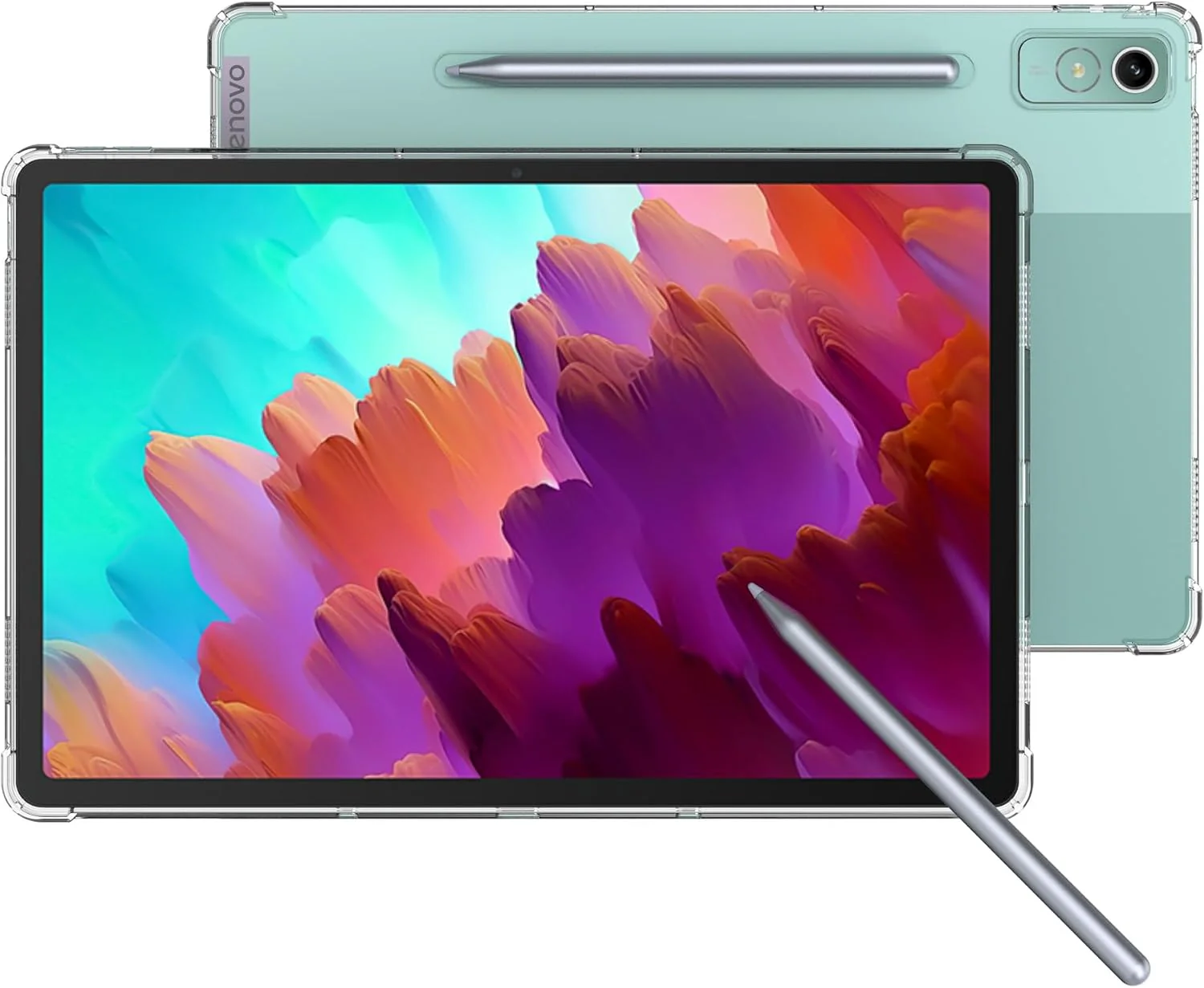 T Tersely Clear Slim Hybrid Protective Case Cover Lenovo Tab P12 12.7" NEW - Image 5