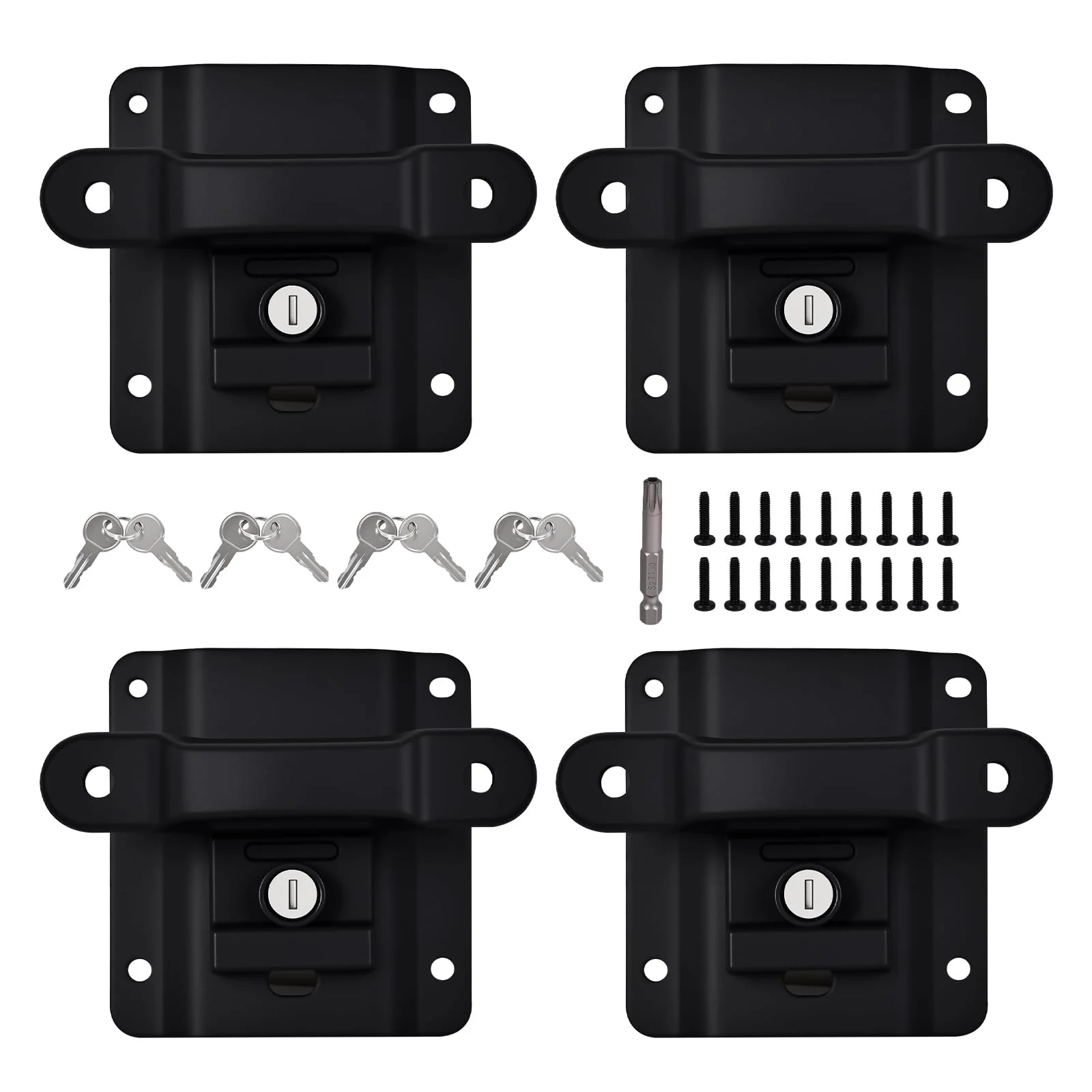 KIMCARLEY 4Pck Tie Down Anchors Custom-fit for Ford F150 F250 F350 Raptor NEW