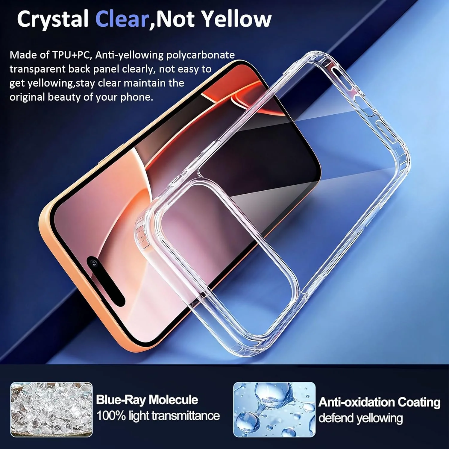 T Tersely Basic Slim Design Clear Shockproof Phone Case iPhone 17 Pro NEW - Image 2