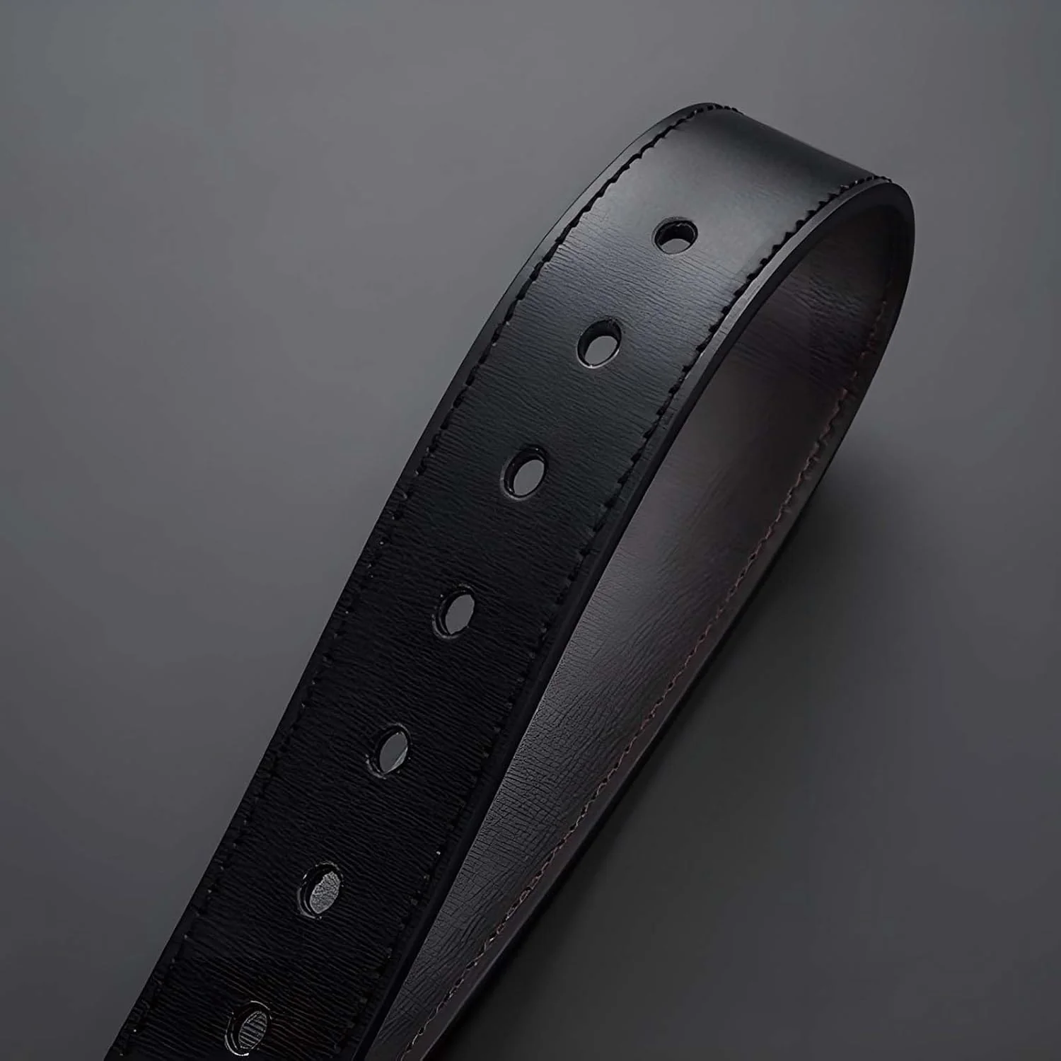 Byssie Casual Belts Leather Belt Adjustable Needle Buckle Classic Work BROWN NEW - Image 4