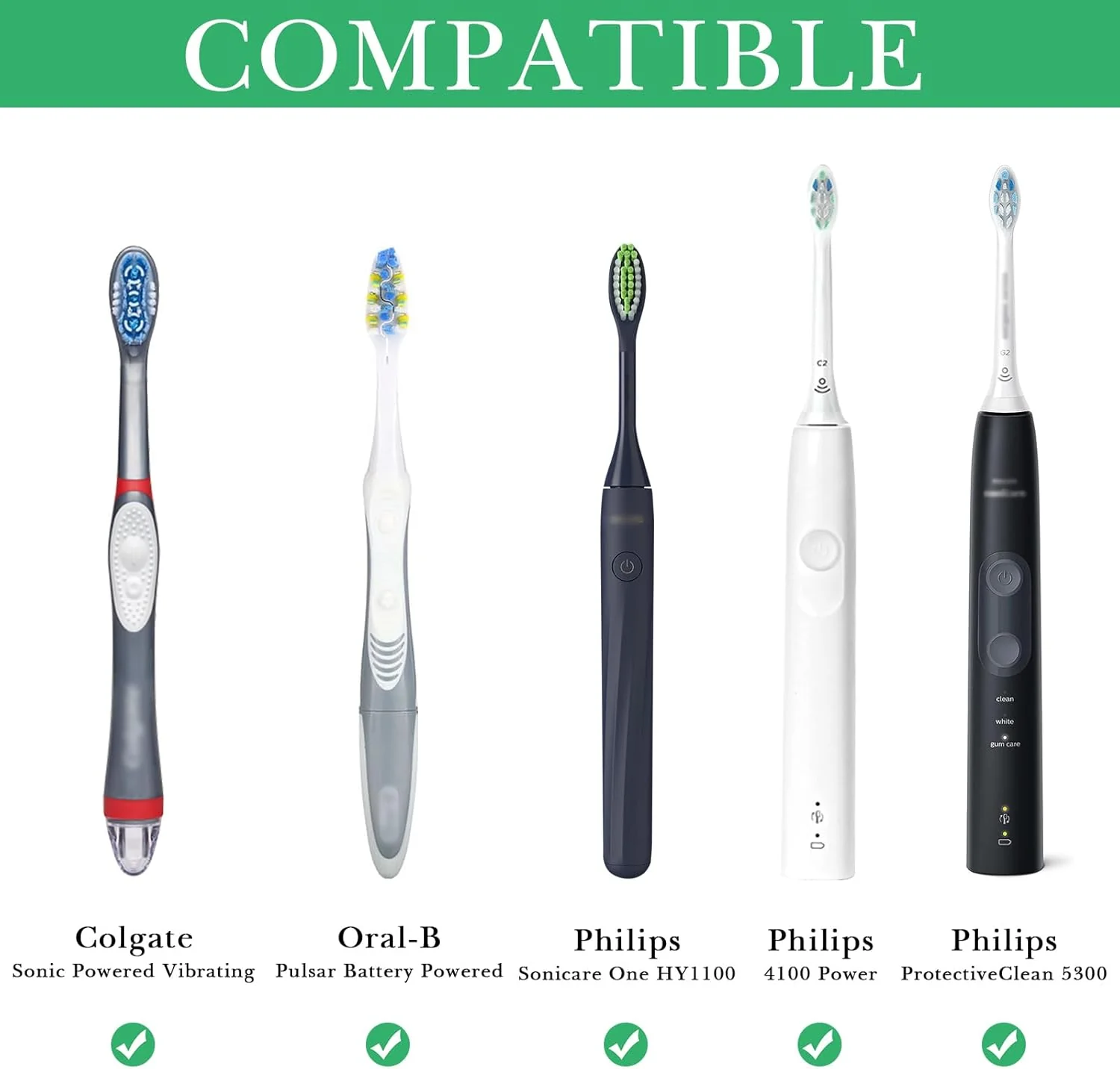 Linkidea White Adhesive Electric Toothbrush Holder Battery Powered Rack NEW - Image 3
